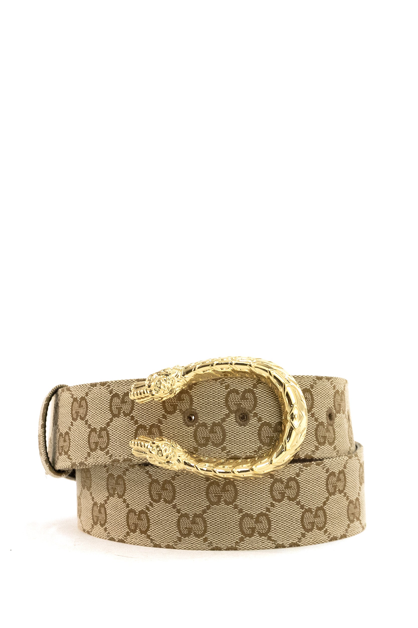 Cintura Dionysus in tessuto GG sabbia e marrone<BR/> 874679 FAFUT 9611 GUCCI 