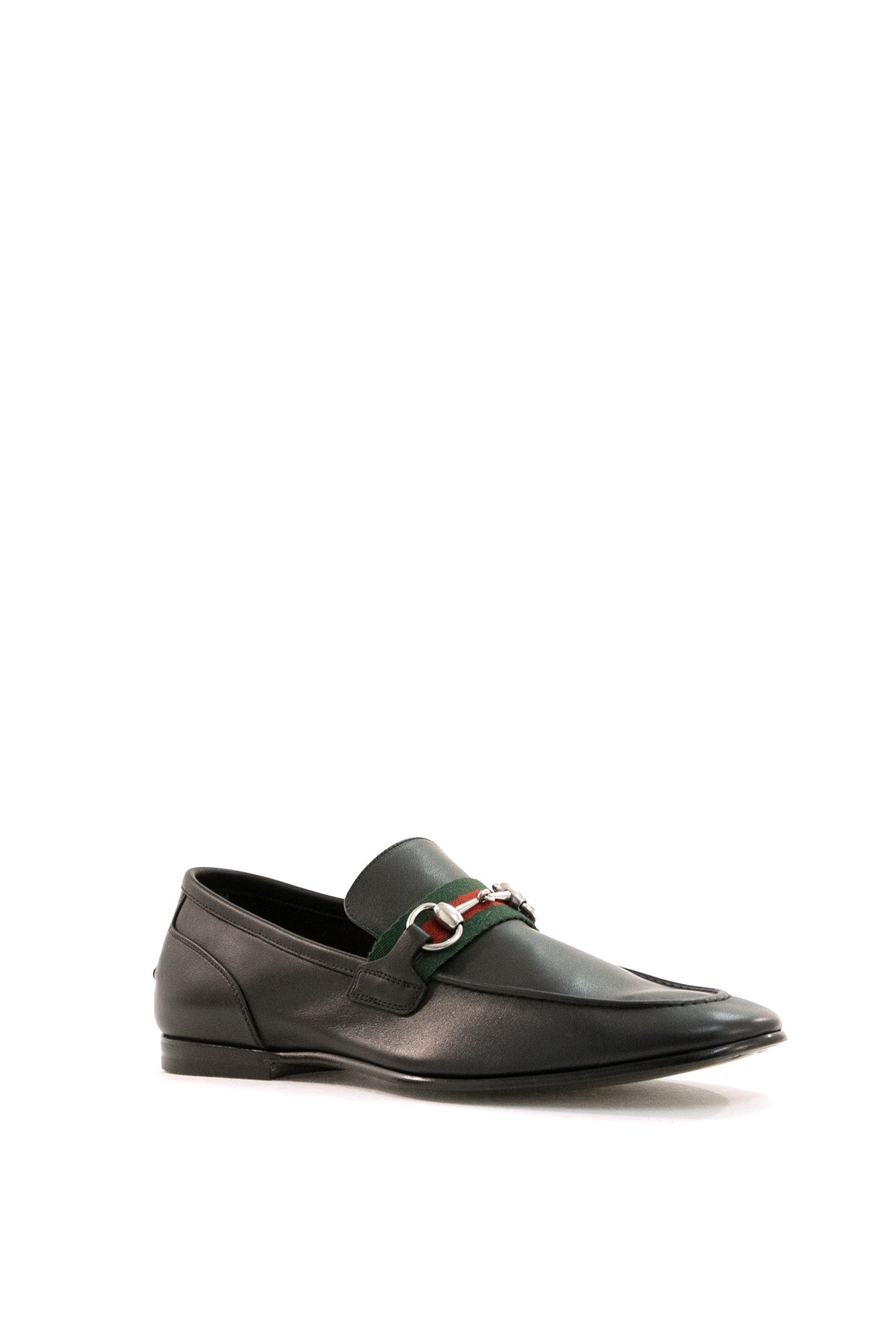 GUCCI Mocassini GuccI Como in pelle di colore nero, vista 2