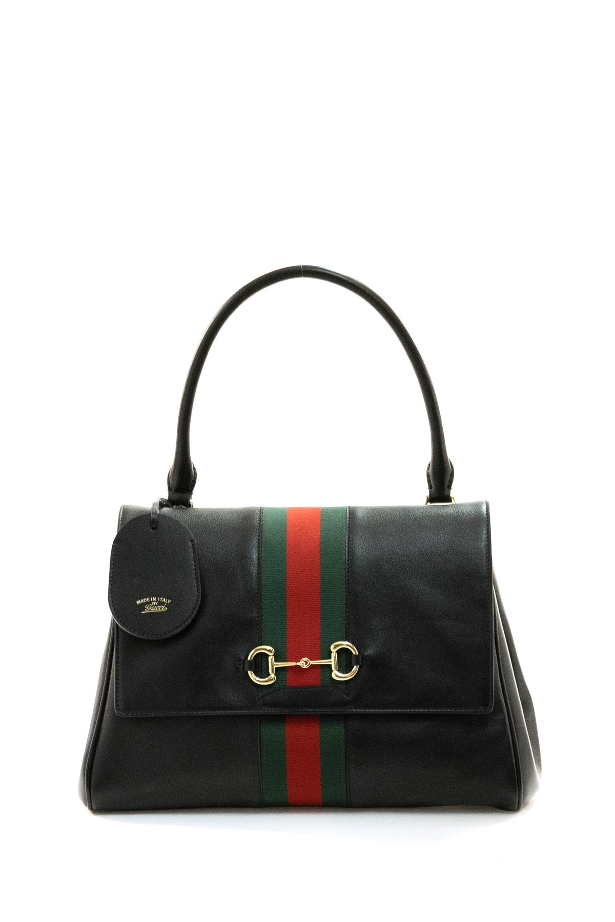 Borsa Paparazzo in pelle di colore nero <BR/> 875018 AAGIQ 1053 GUCCI 