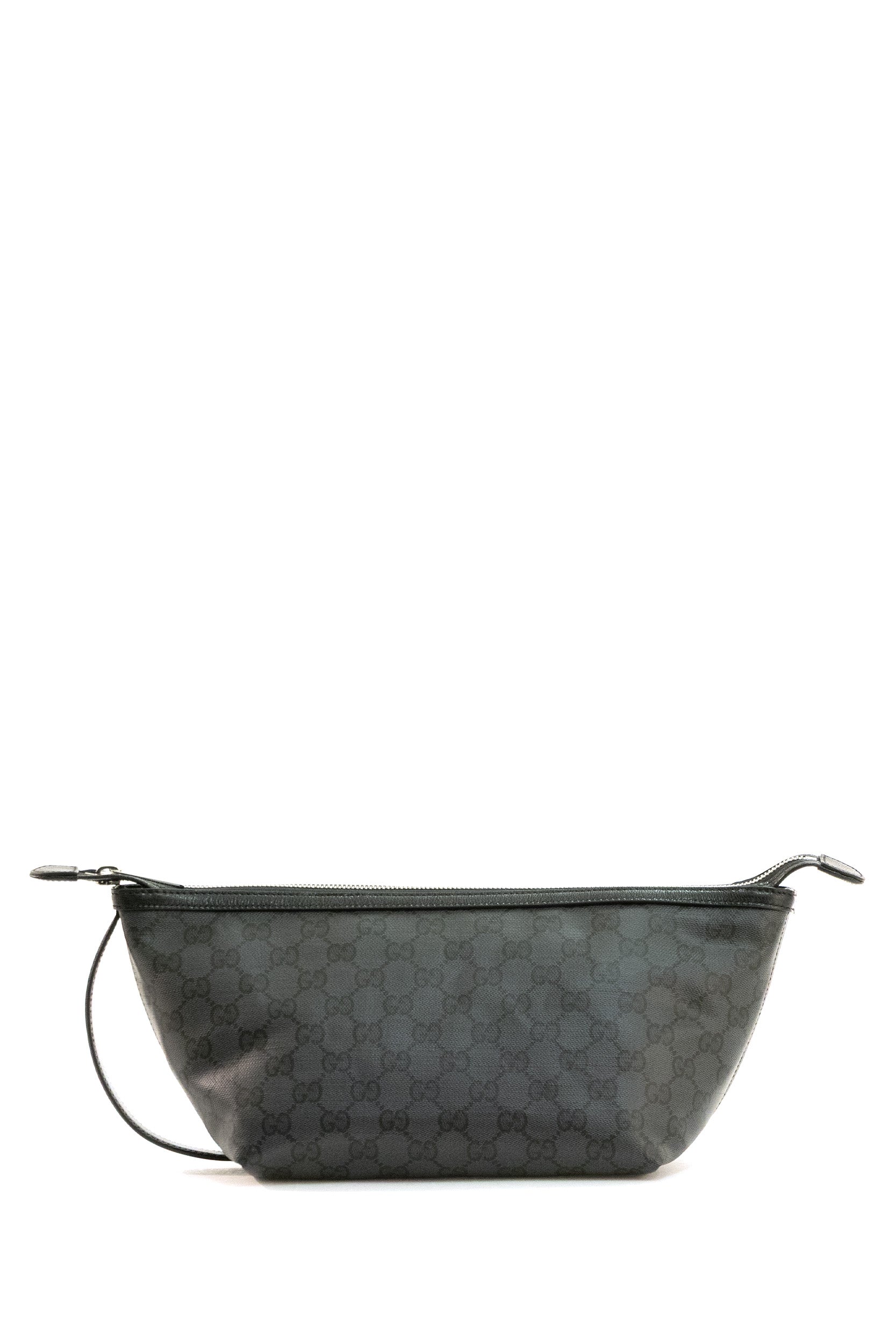 Necessaire Gucci Essence Classic in tessuto GG spalmato di colore nero<BR/> 875159 FAF8A 1000 GUCCI 