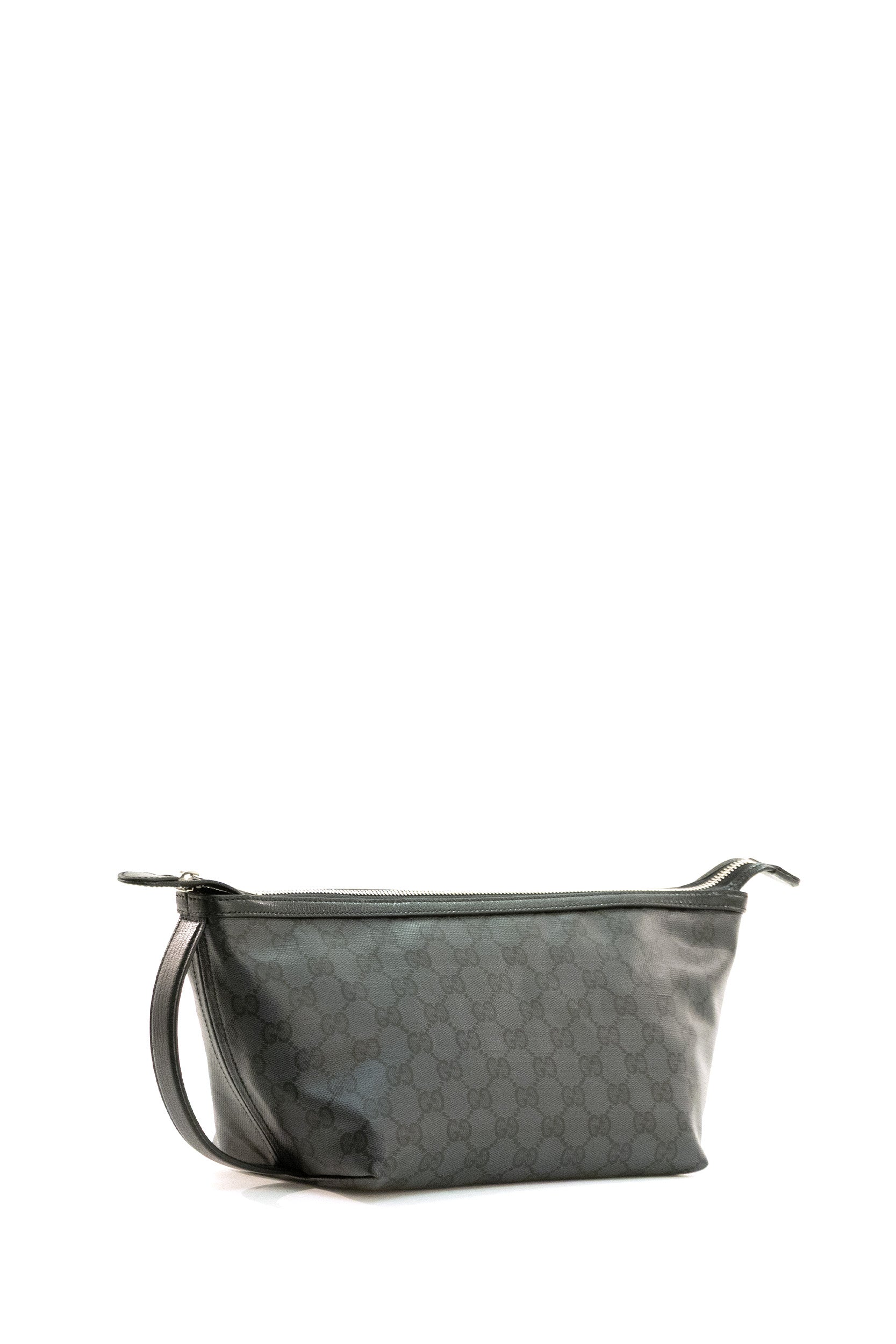 Necessaire Gucci Essence Classic in tessuto GG spalmato di colore nero<BR/> 875159 FAF8A 1000 GUCCI 