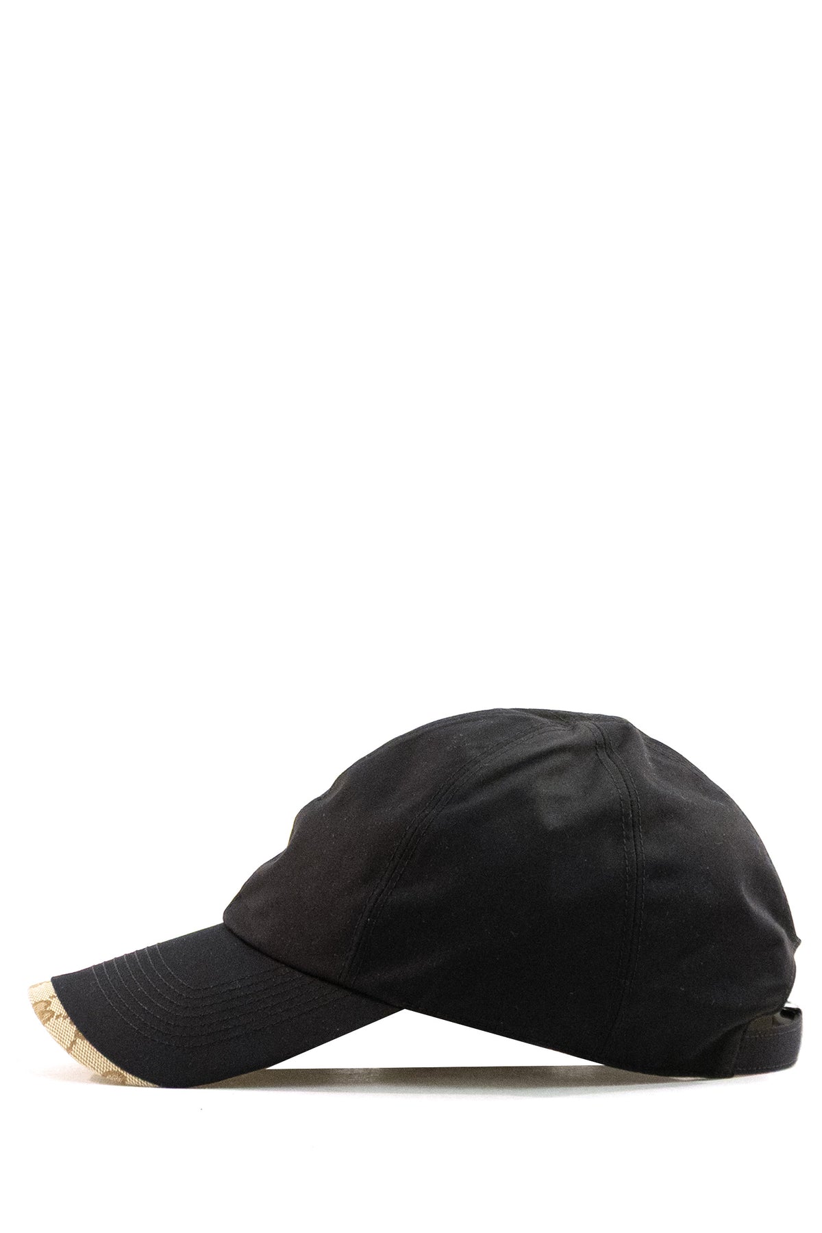 GUCCI Cappello baseball in cotone di colore nero