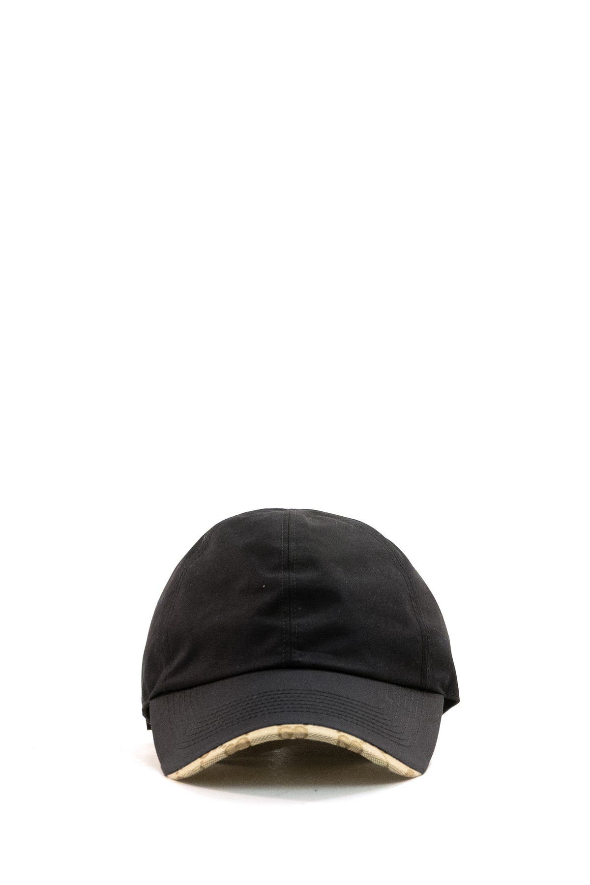 GUCCI Cappello baseball in cotone di colore nero, vista 2