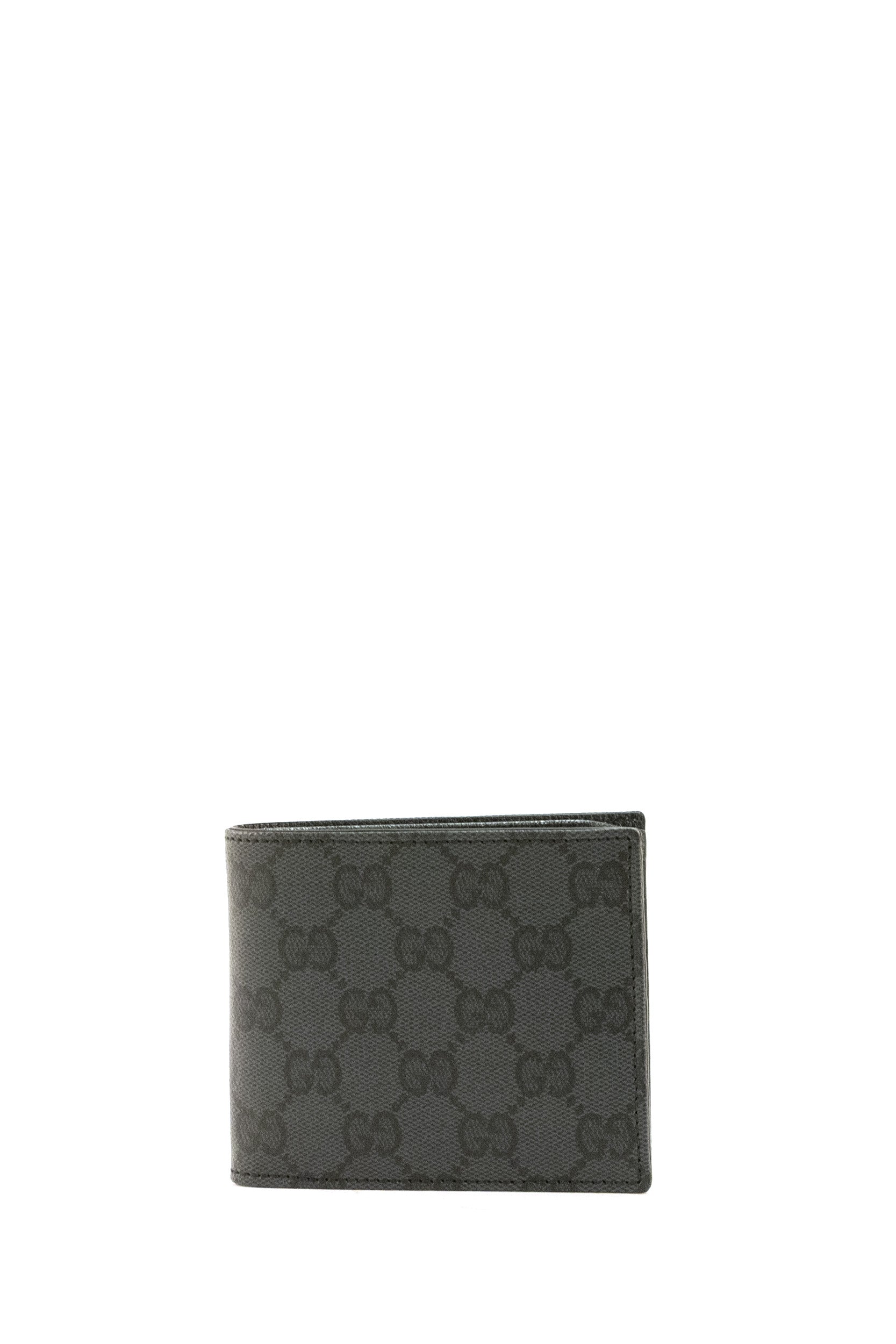 Portafoglio Gucci Essence Classic in tessuto GG spalmato nero<BR/> 876390 FAF8A 1000 GUCCI 