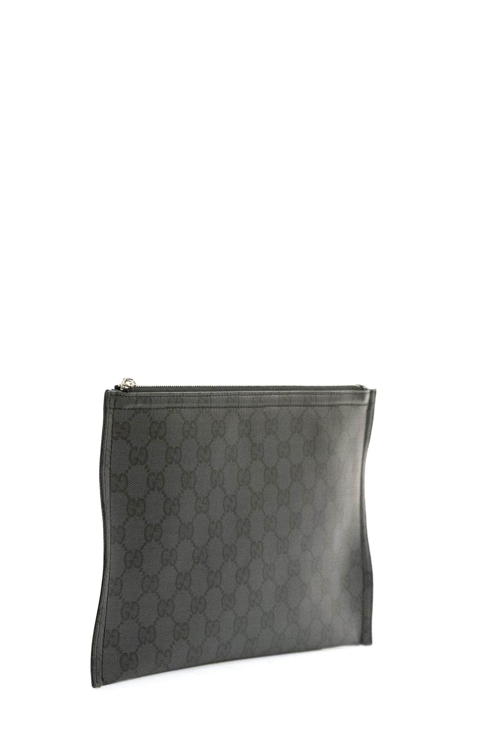 Pouch Gucci Essence Classic in tessuto GG spalmato nero<BR/> 876480 FAF8A 1000 GUCCI 