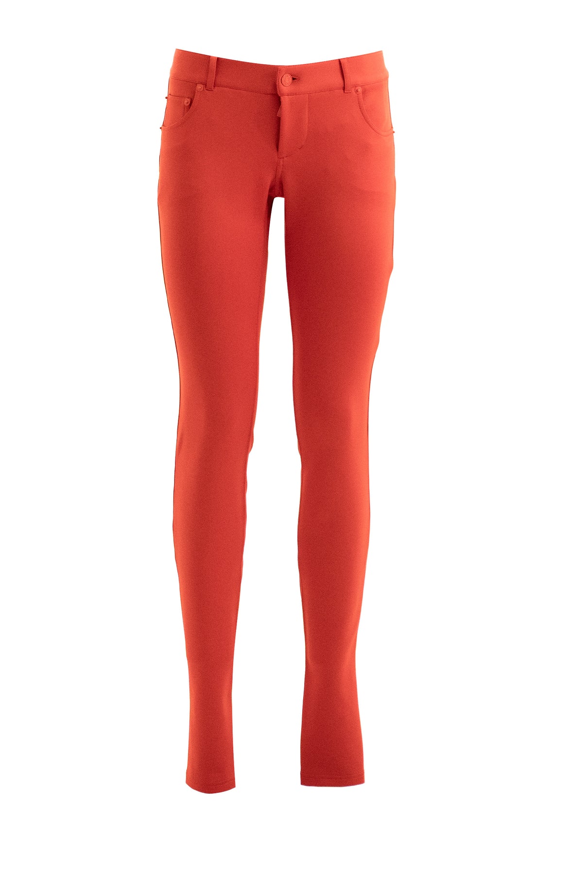 GUCCI Leggings in jersey stretch di colore rosso