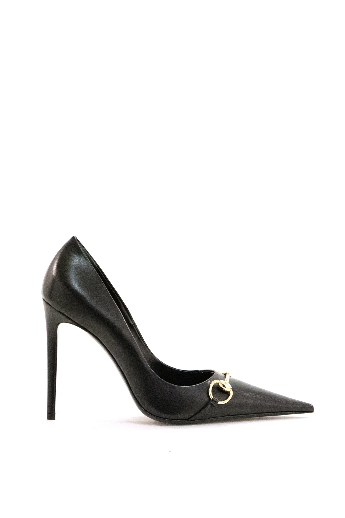 GUCCI Women's black leather pumps