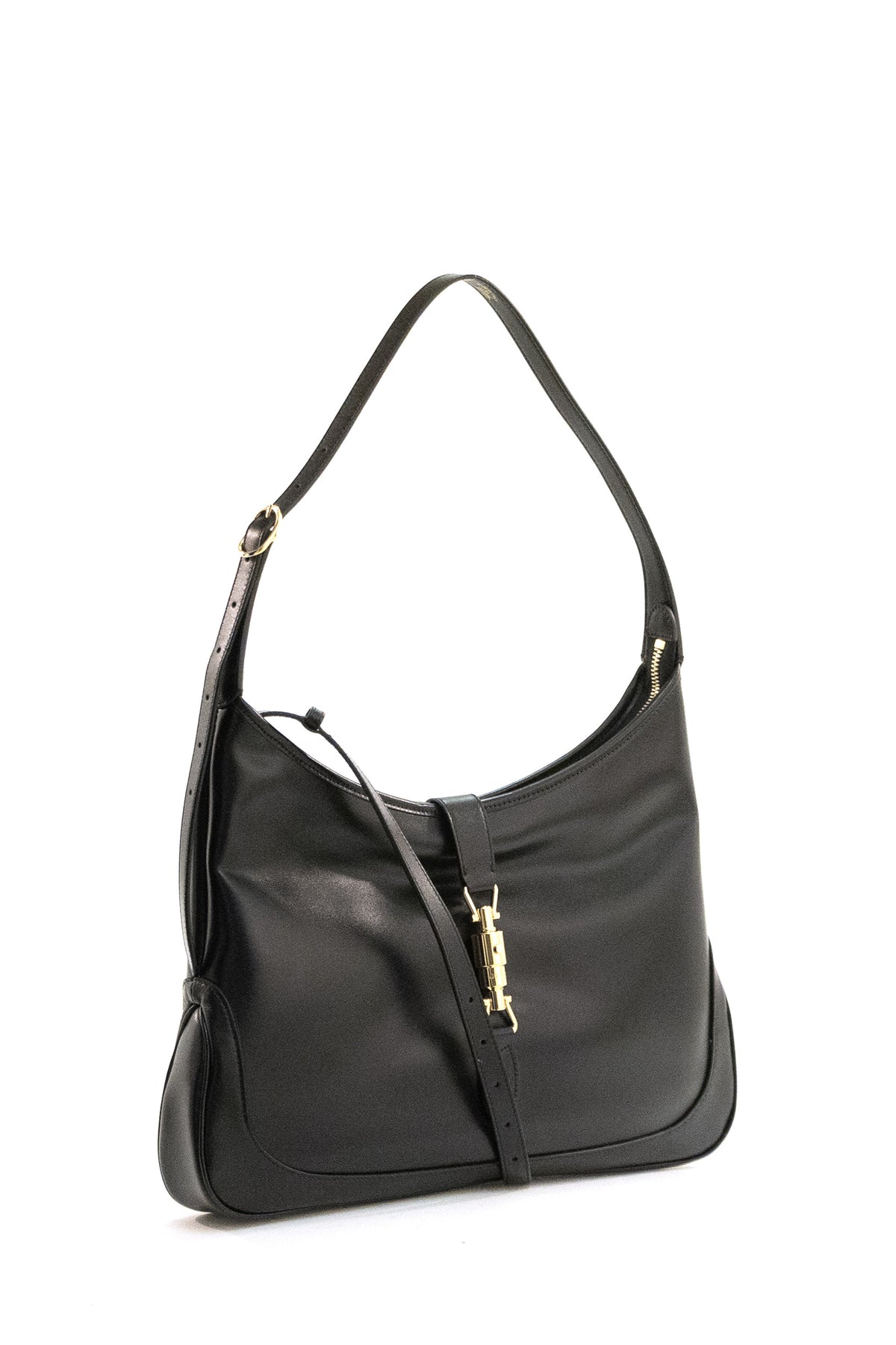 GUCCI Borsa a spalla Jackie 1961 grande in pelle di colore nero, vista 2