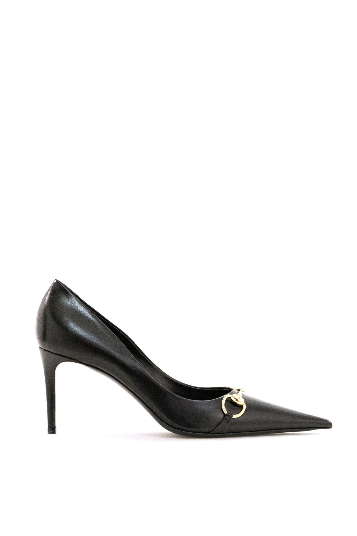GUCCI Décolleté in pelle di colore nero