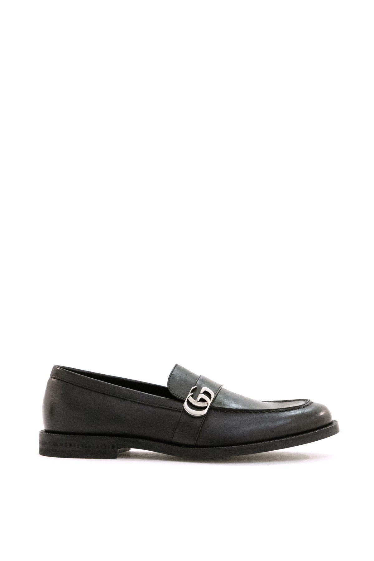 GUCCI Mocassini in pelle spazzolata di colore nero