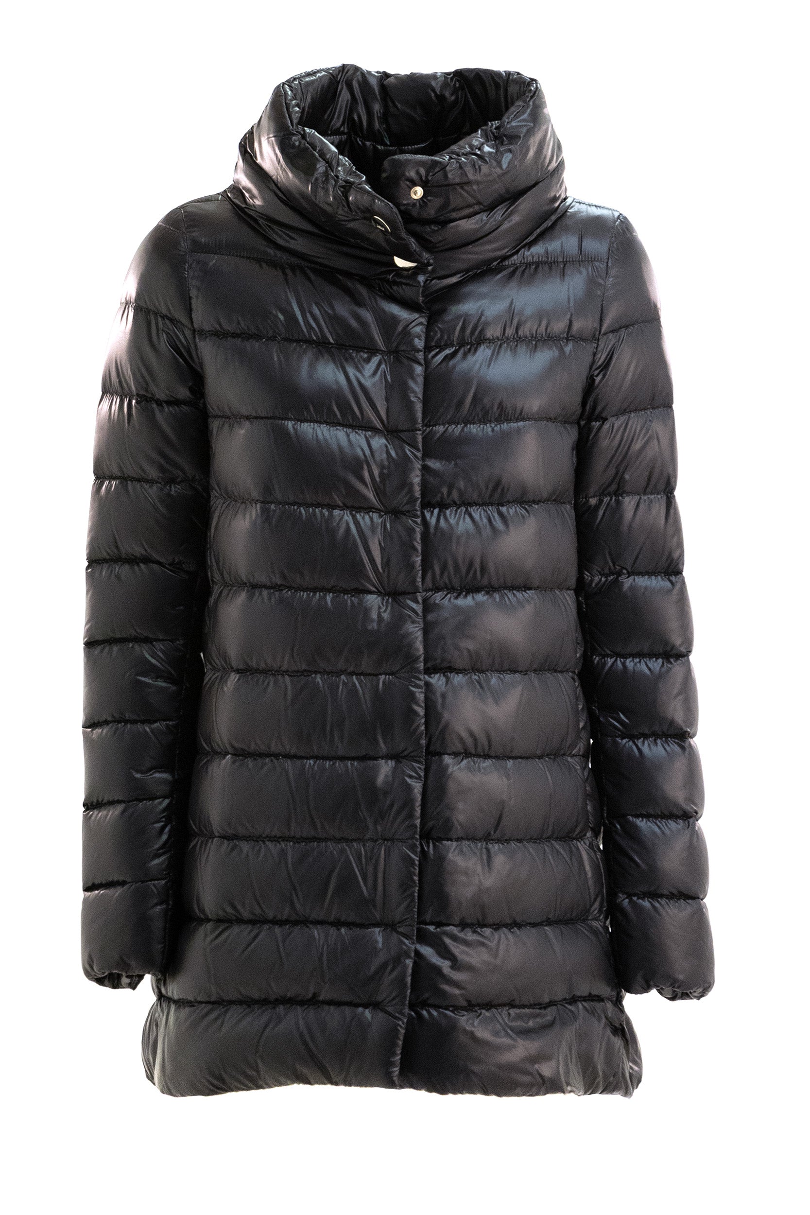 Piumino Amelia in nylon di colore nero<BR/> PI0505DIC 12017Z 9300 HERNO 