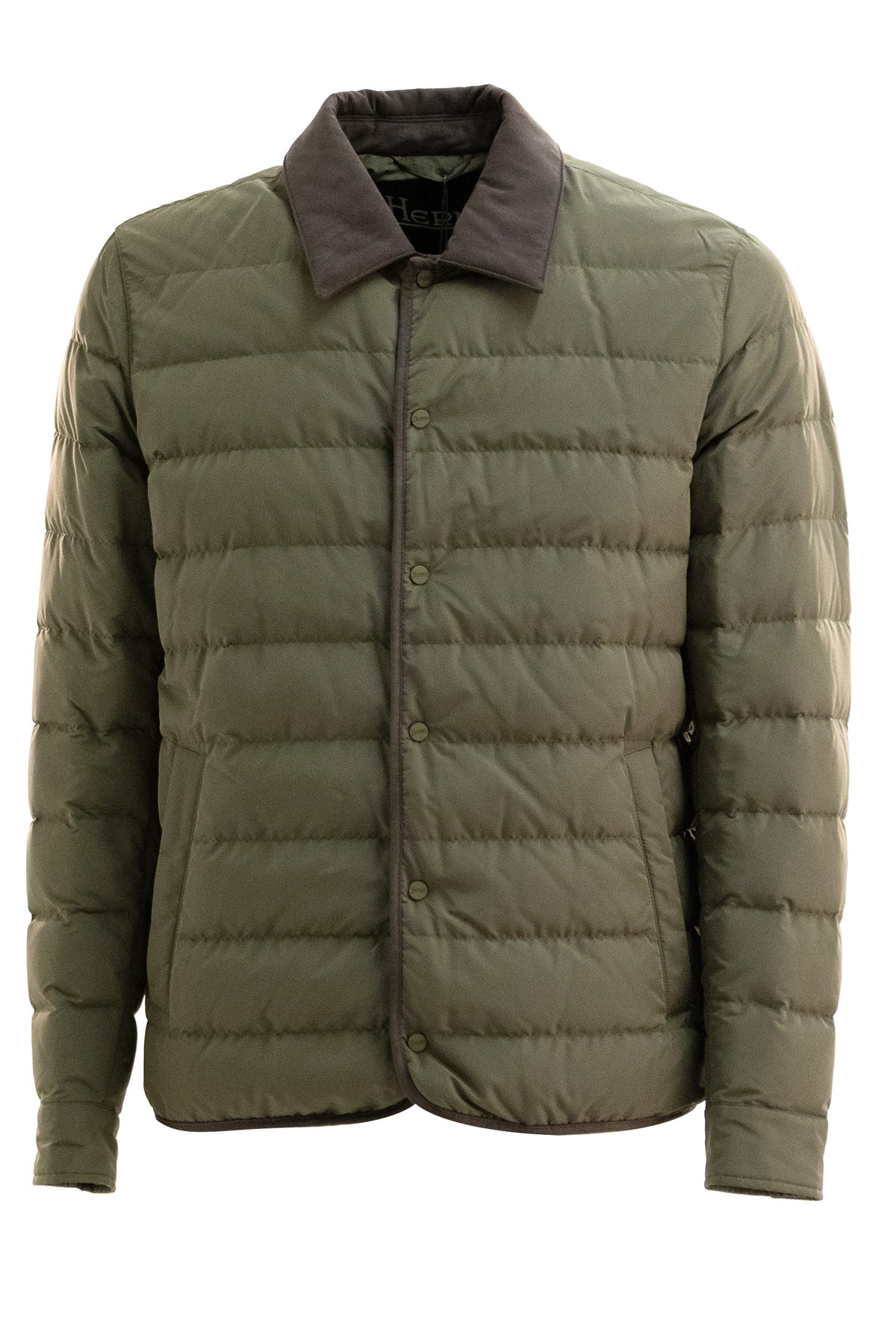 HERNO Giacca in nylon di colore verde