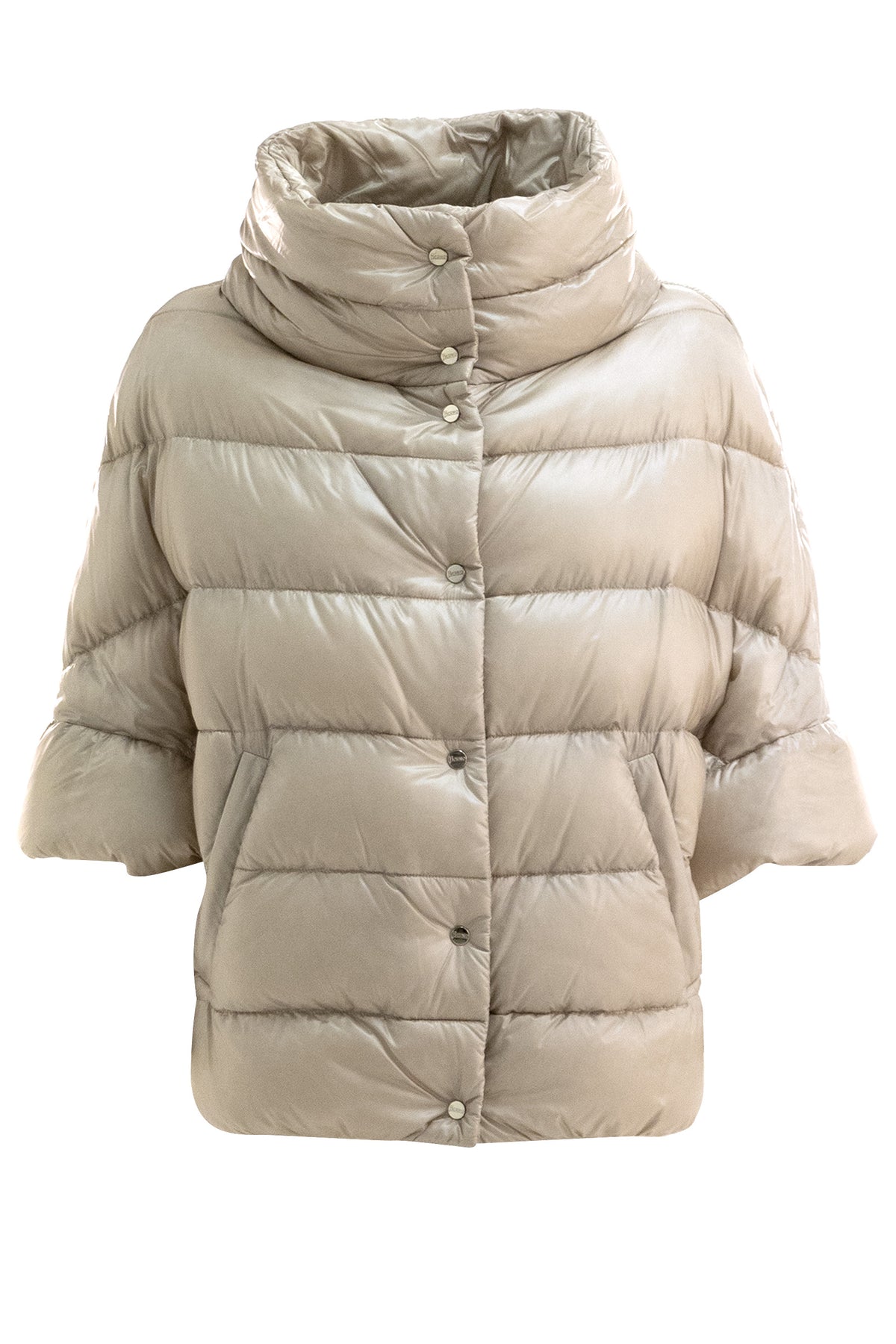 Cappa in nylon di colore beige <BR/> PI002256D 12017Z 1985 HERNO 