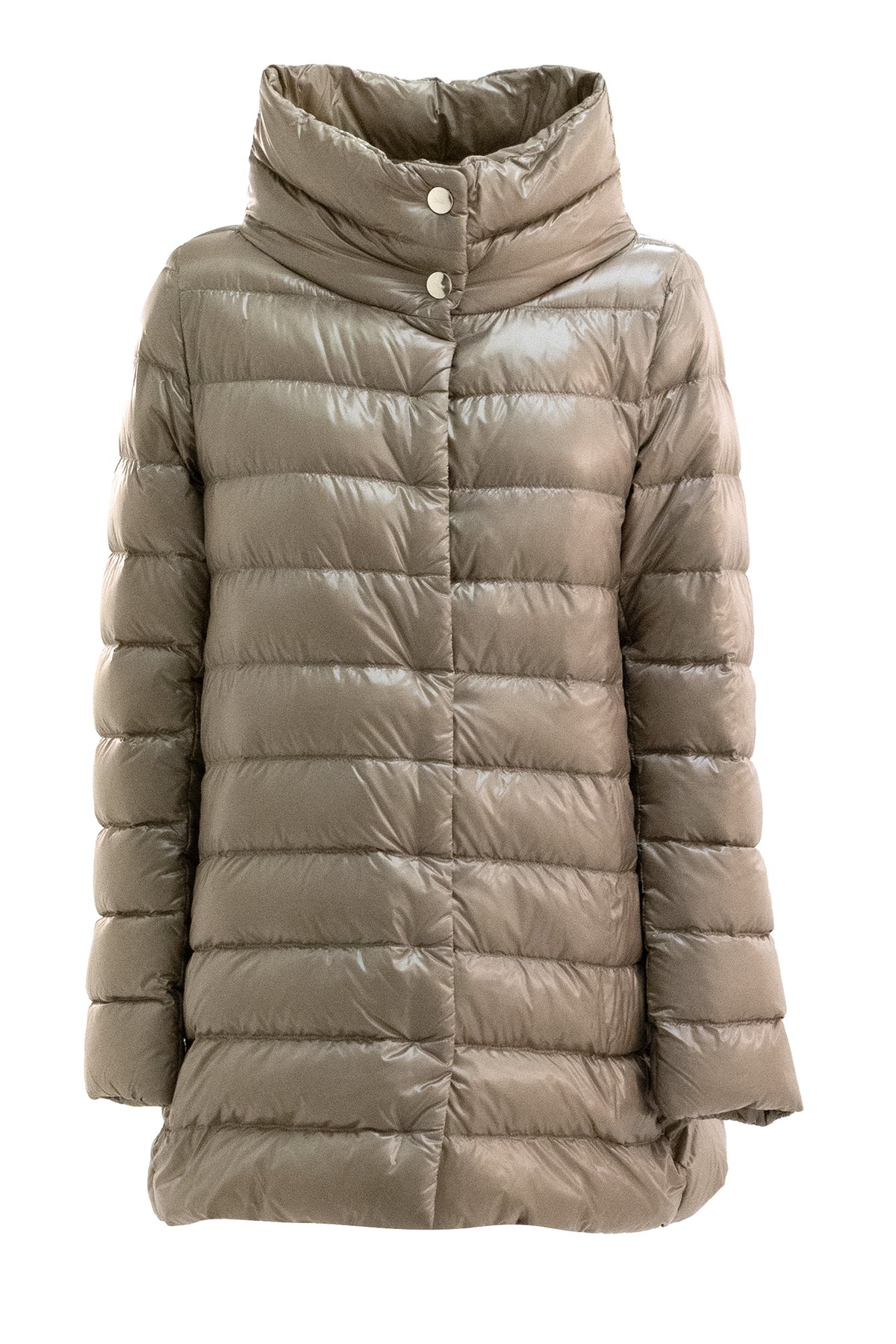 HERNO Piumino in nylon ultralight color tortora