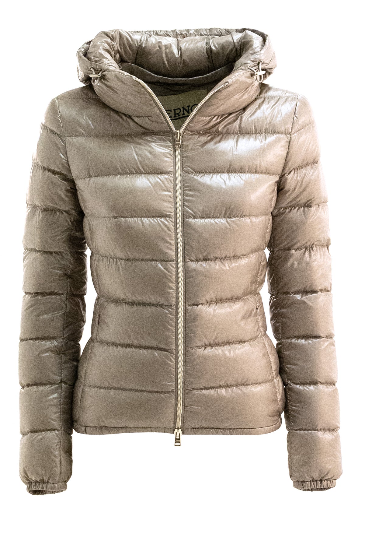 HERNO Giada Bomber Jacket, Beige, view 2