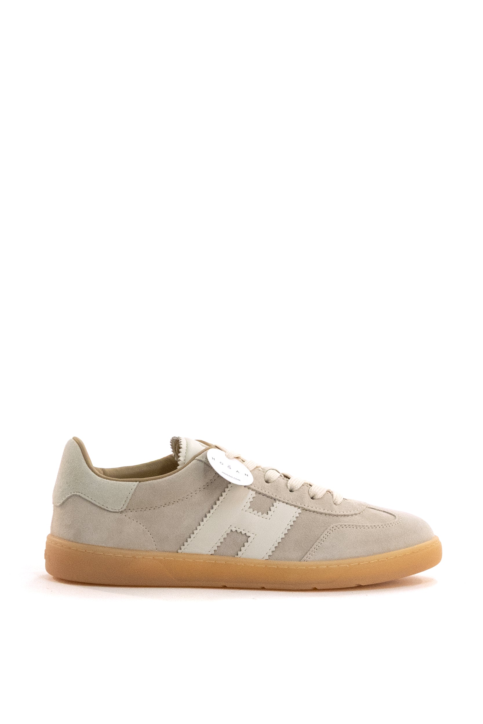 Sneakers Hogan Cool in suede di colore beige <BR/> HXW6470FB60PJQ 0ESK HOGAN 
