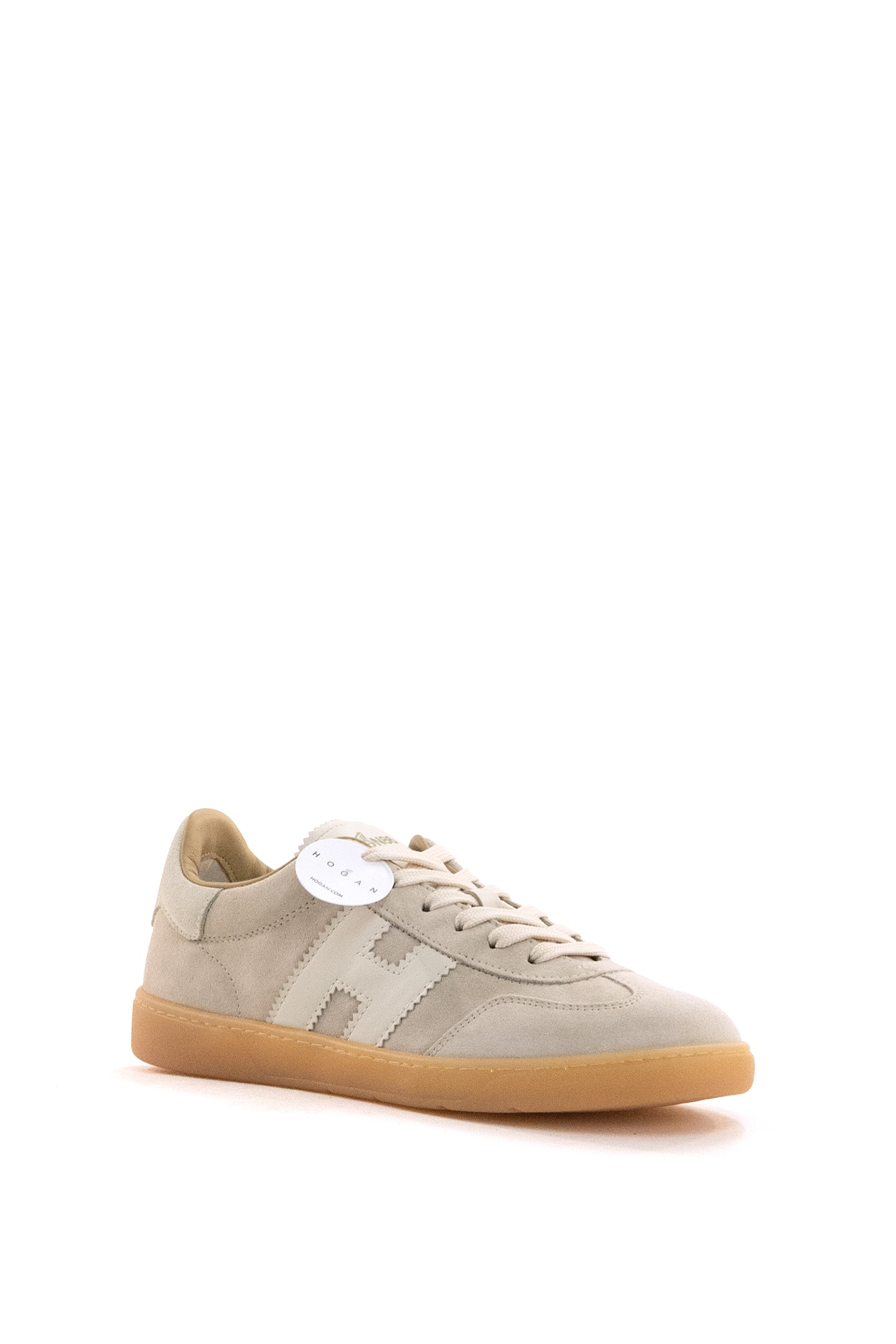 Sneakers Hogan Cool in suede di colore beige <BR/> HXW6470FB60PJQ 0ESK HOGAN 