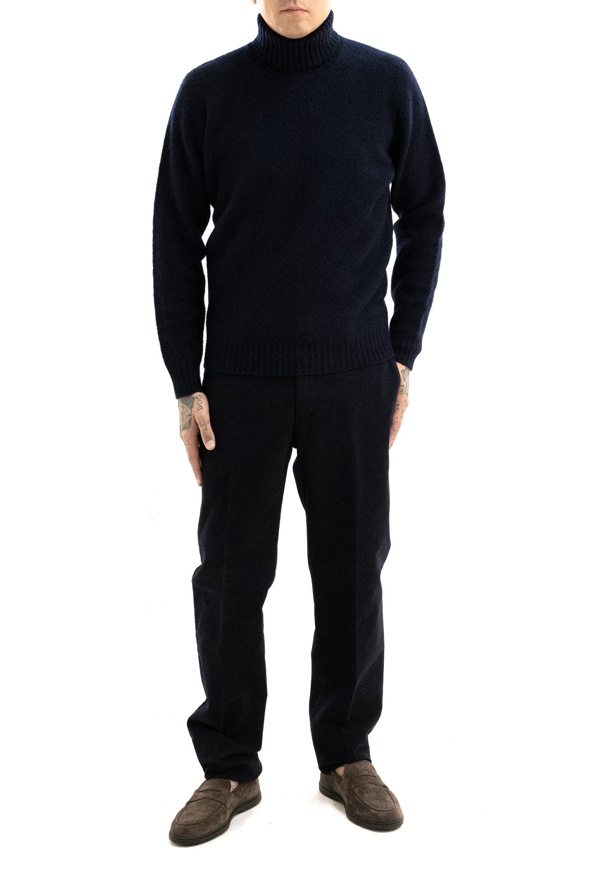 INCOTEX Pantaloni di fustagno blu, Blue, view 2