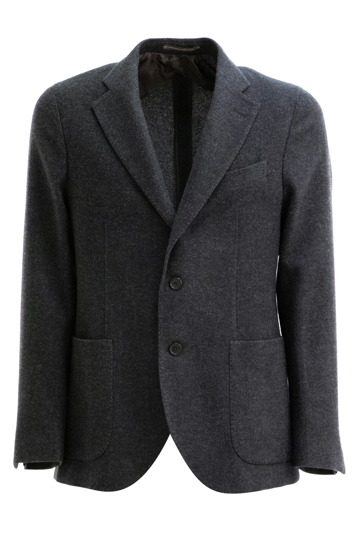 INCOTEX Giacca monopetto in misto lana di colore grigio