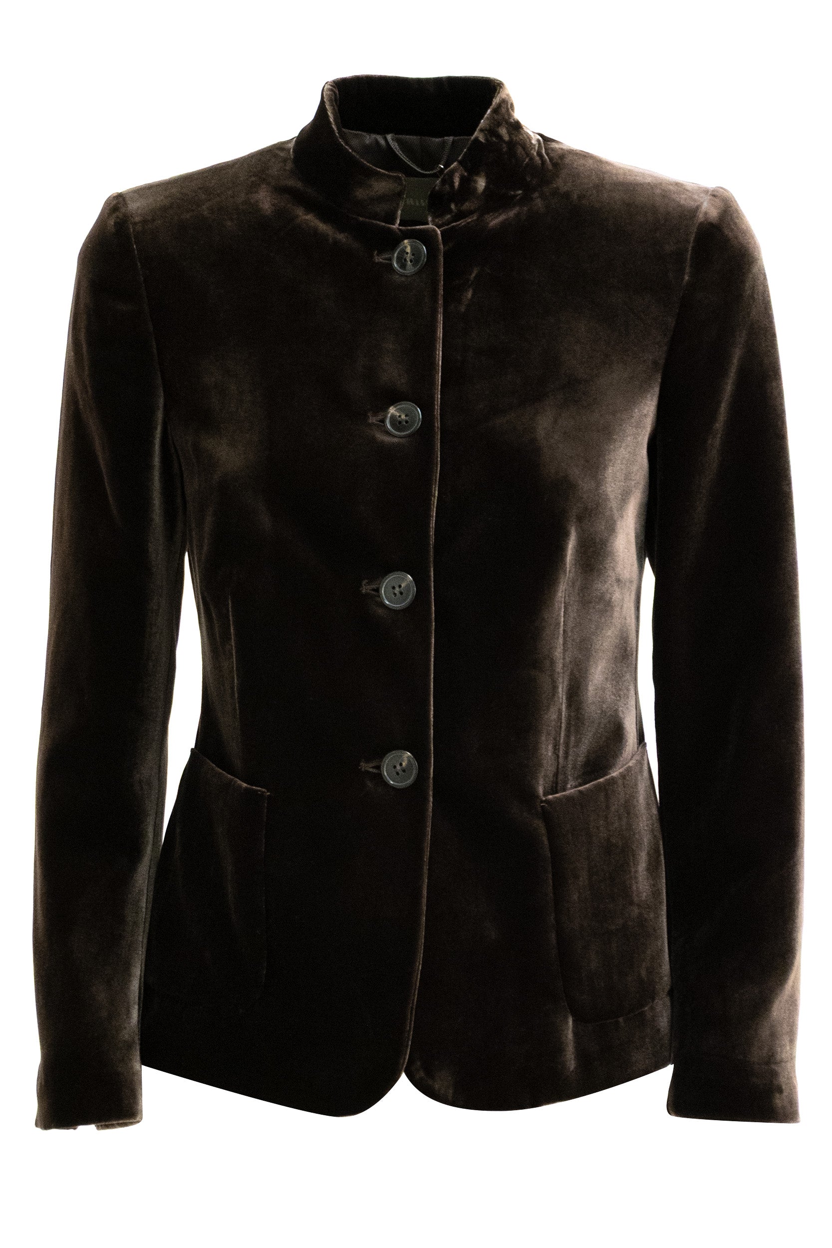 Giacca in velluto di colore marrone <BR/> KB033PT5011 590 KILTIE 