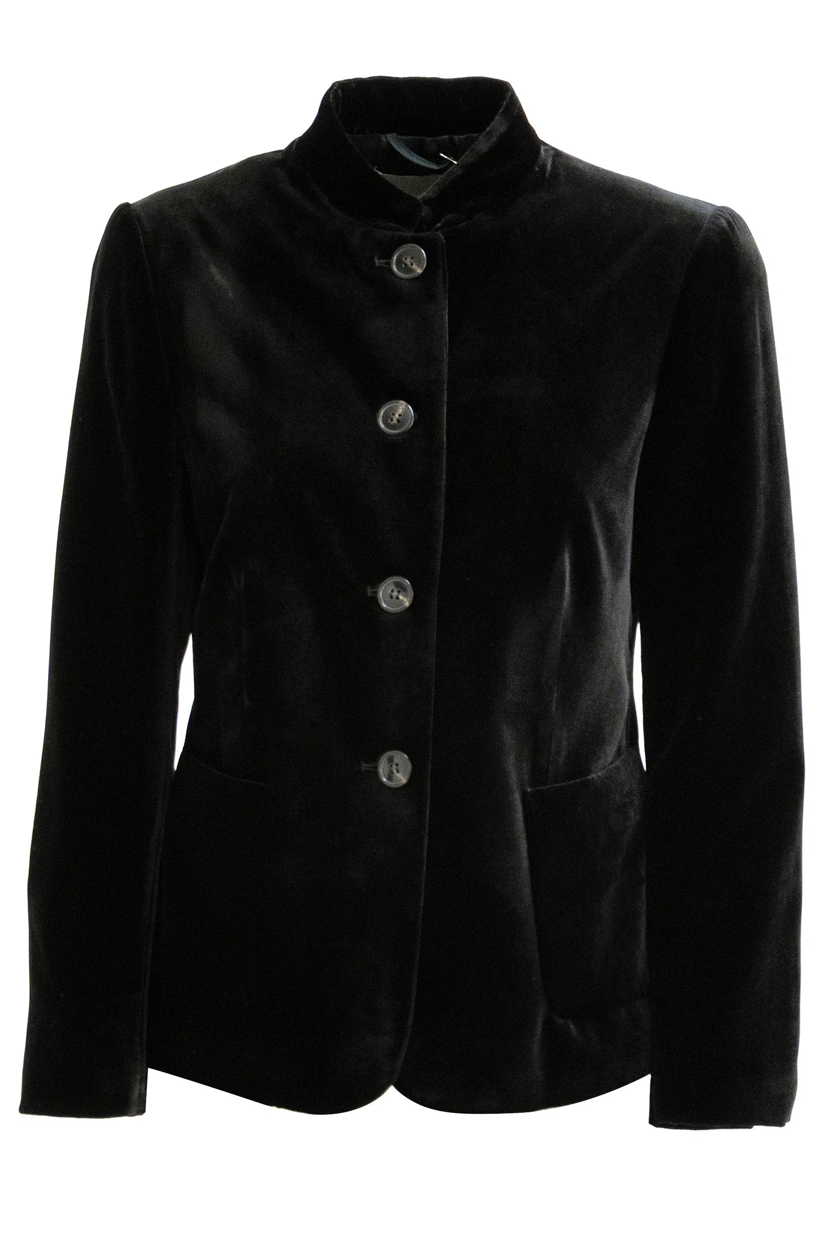 Giacca in velluto di colore nero<BR/> KB033PT5011 690 KILTIE 