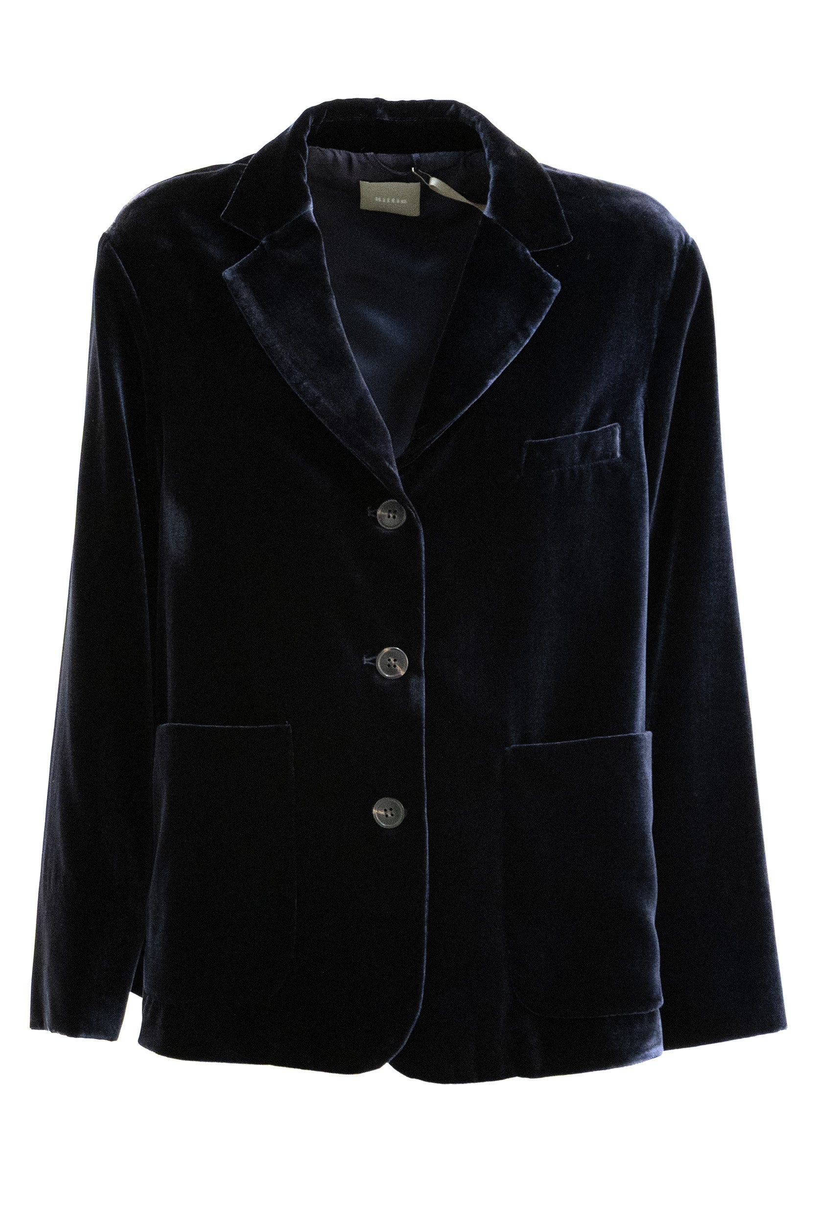 Giacca in velluto di colore blu<BR/> KB0708T5011 790 KILTIE 