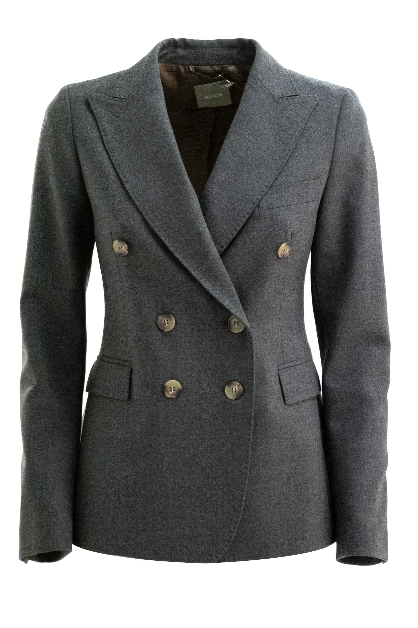 Giacca in lana di colore grigio<BR/> KB083YT3826 629 KILTIE 
