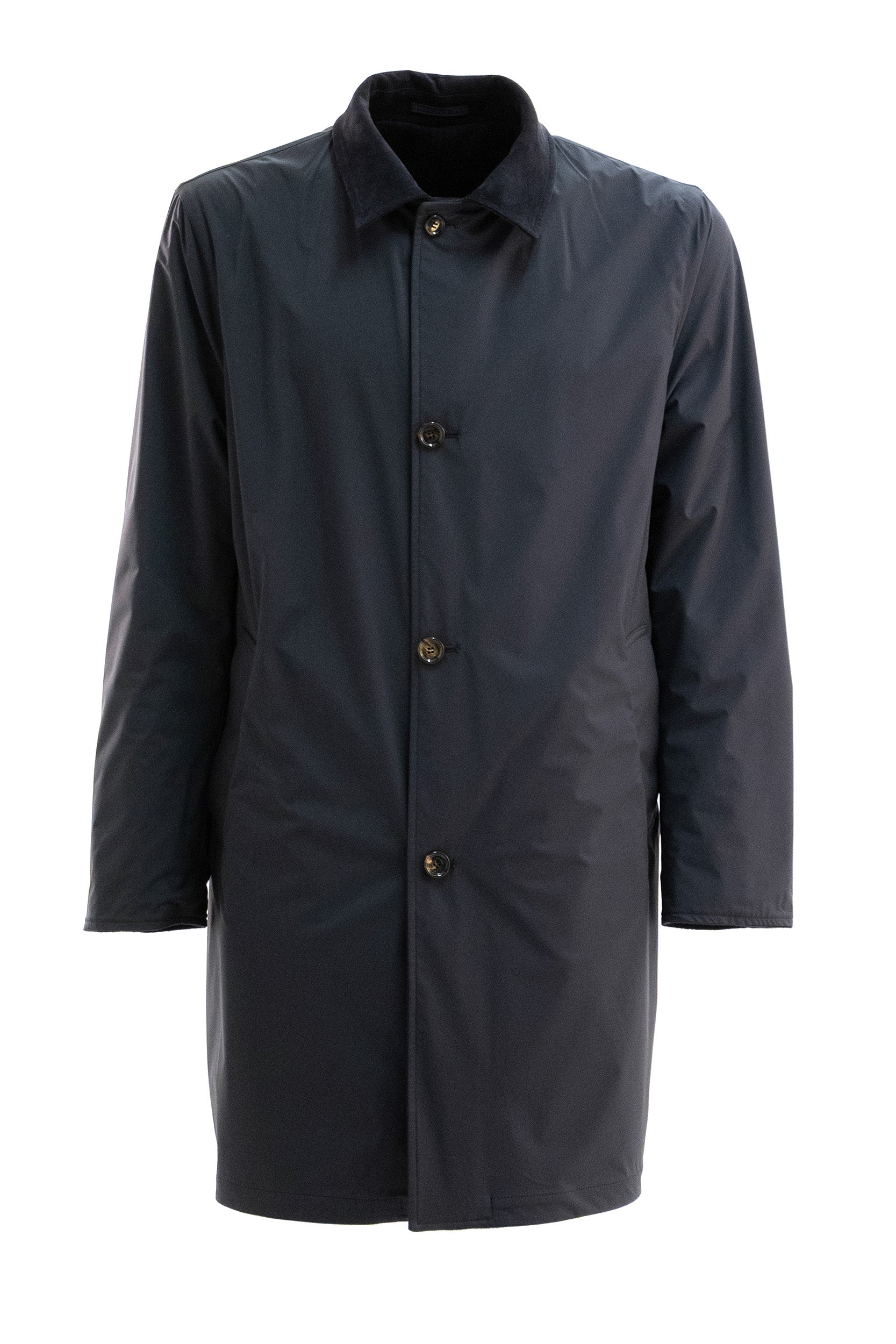 Cappotto reversibile Peak in cashmere color blu<BR/> WVPEAK W6818019 04L KIred 