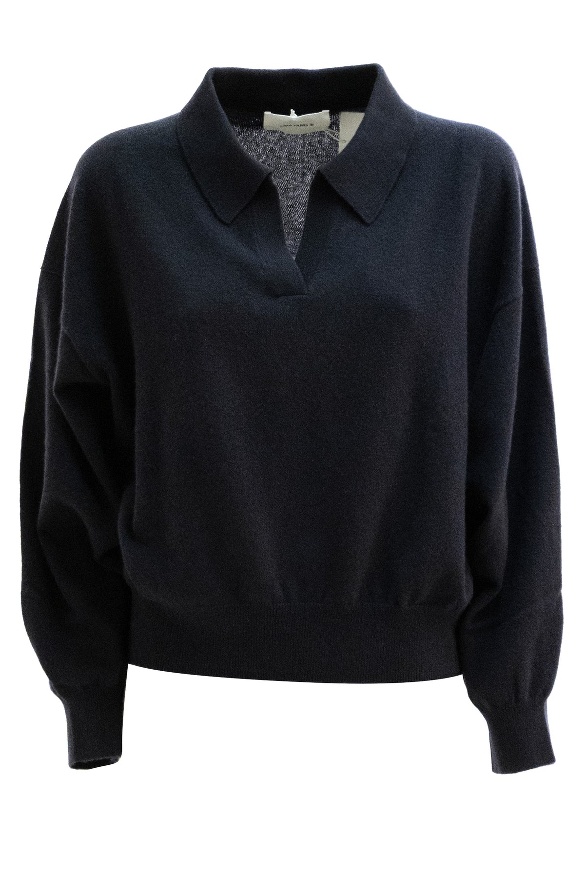 LISA YANG Dark blue cashmere pullover