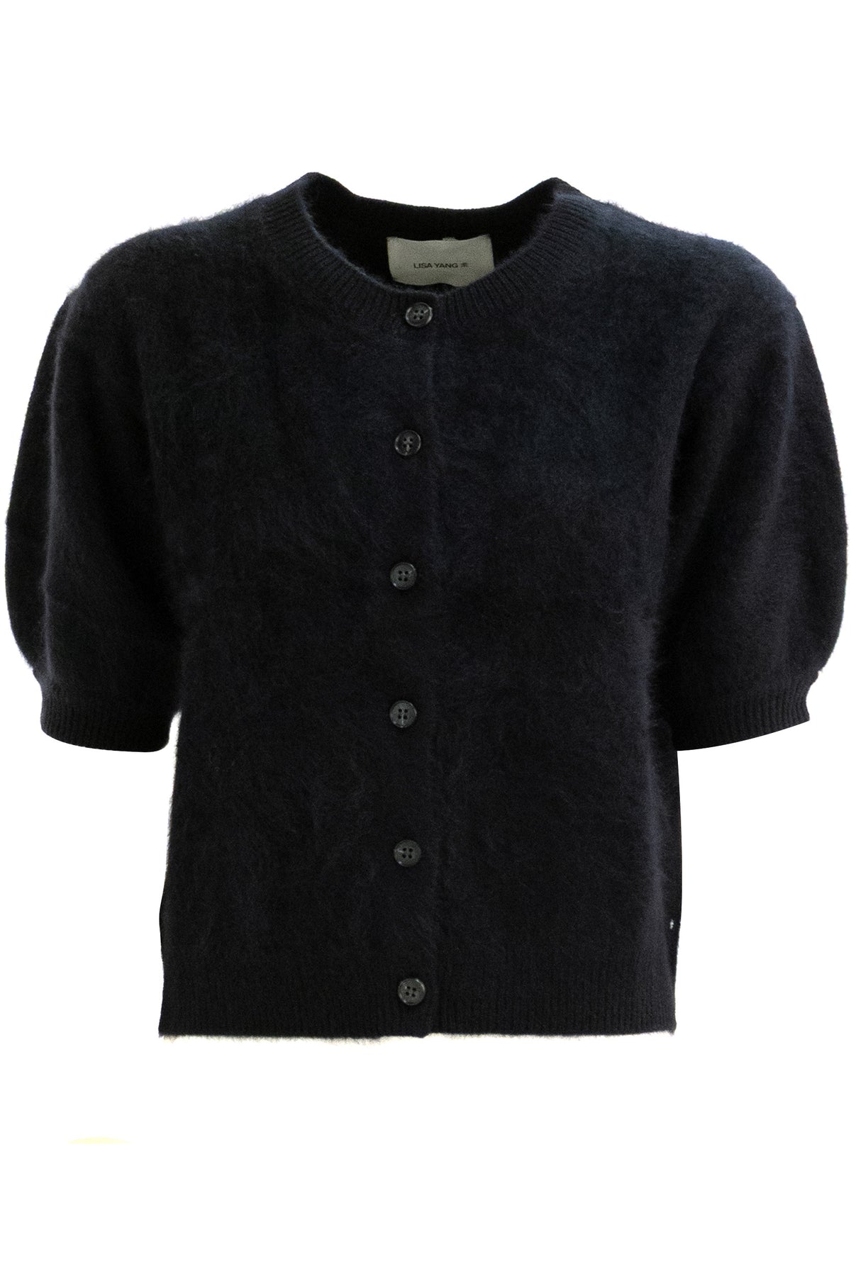 LISA YANG Cardigan Lucianne in cashmere di colore nero