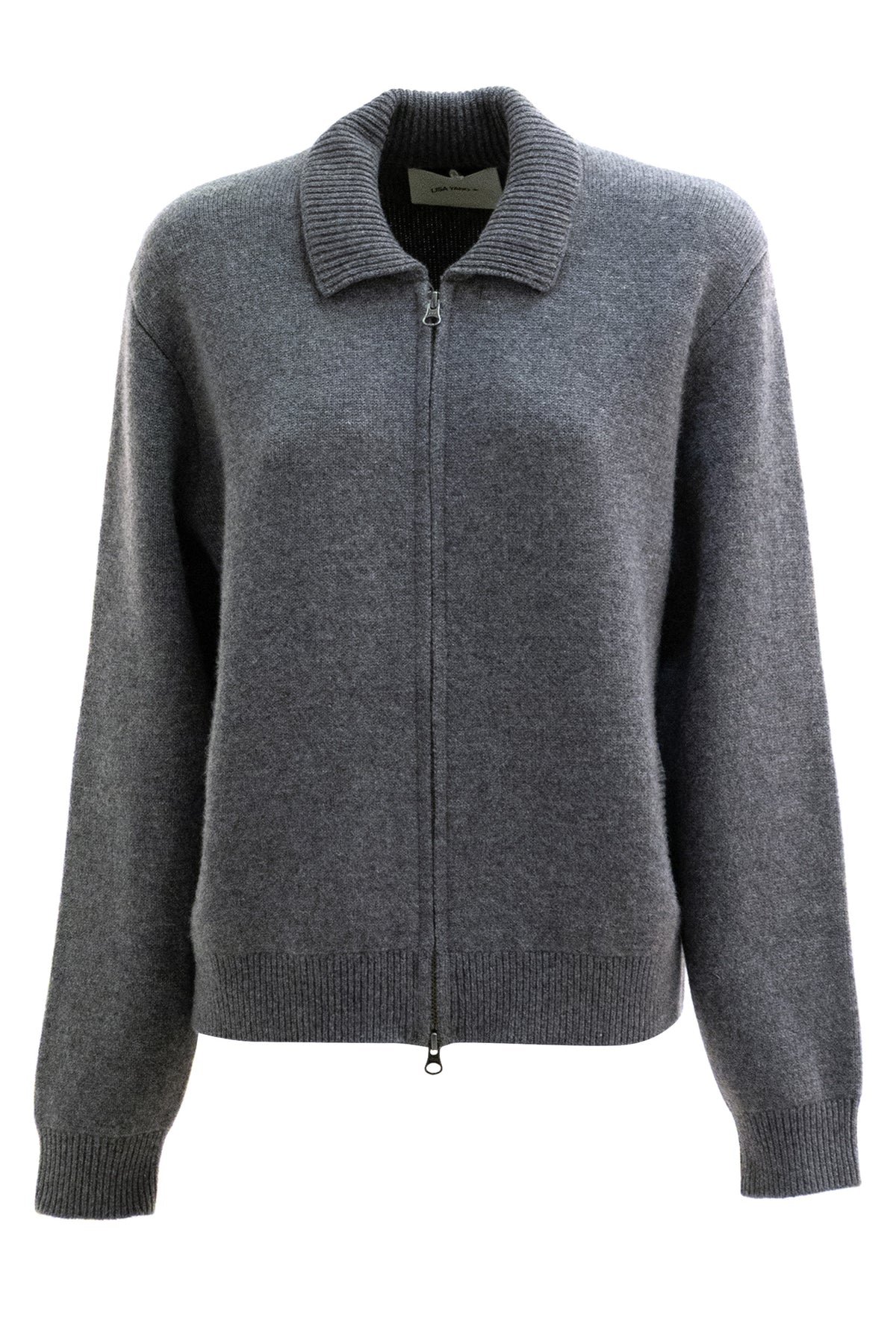 LISA YANG Cardigan in cashmere di colore grigio