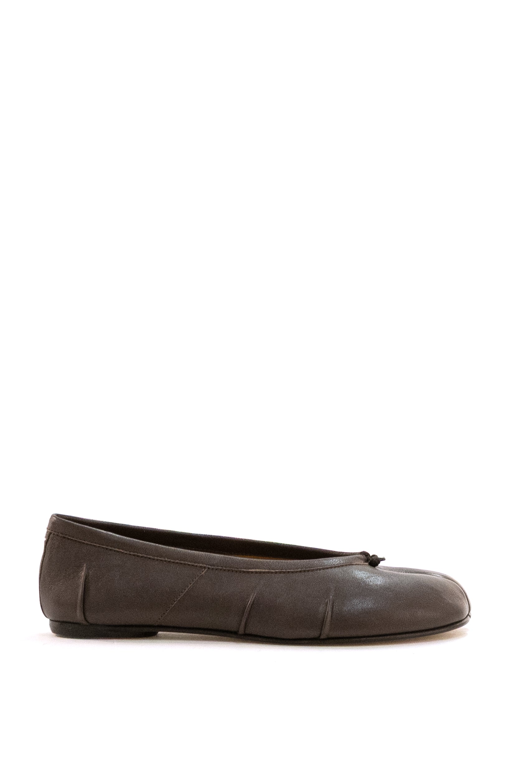 Ballerine Tabi in nappa di colore marrone<BR/> S58WZ0127 P3753 T2358 MAISON MARGIELA 