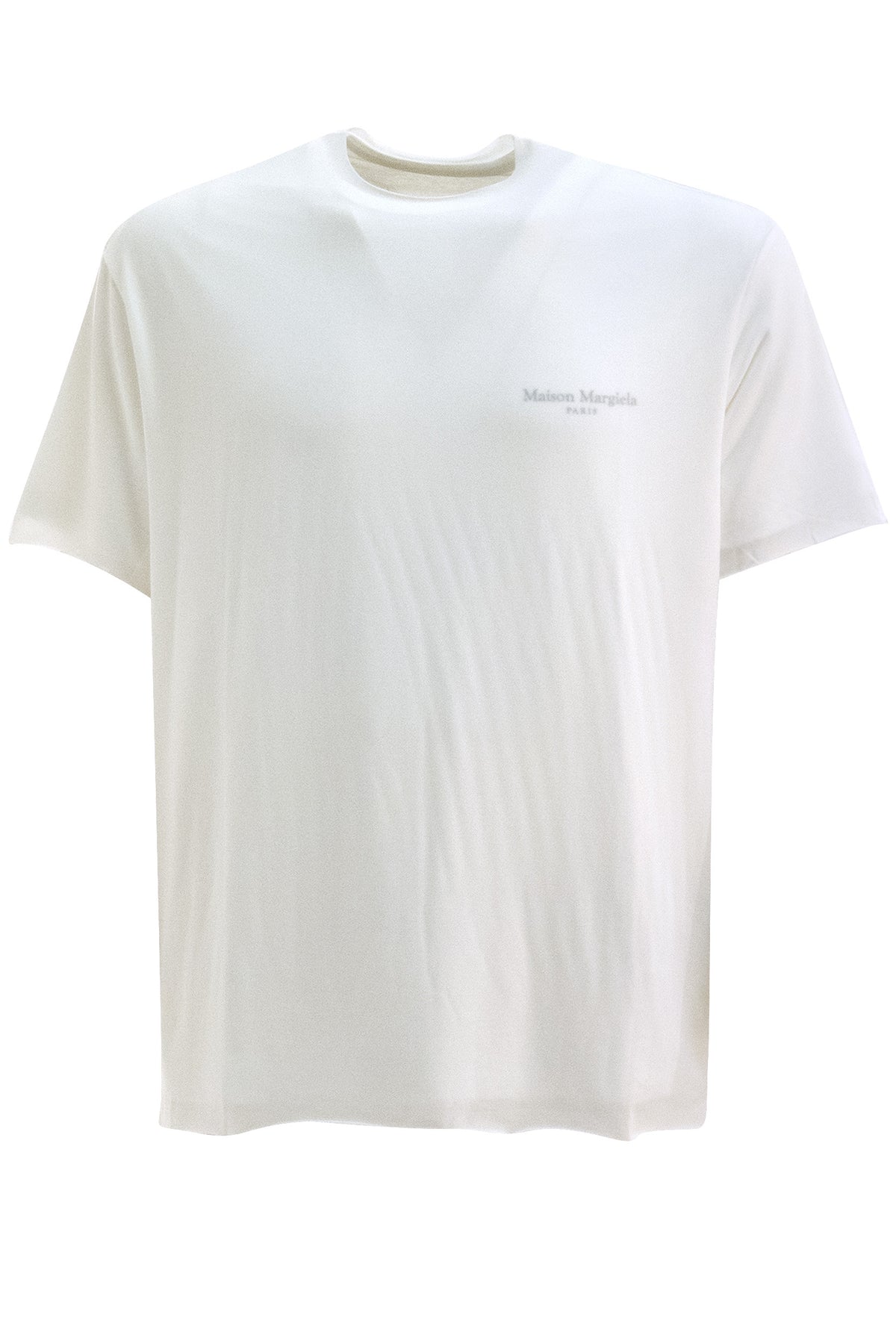 MAISON MARGIELA T-shirt Fusion seconda pelle di colore bianco, Avorio