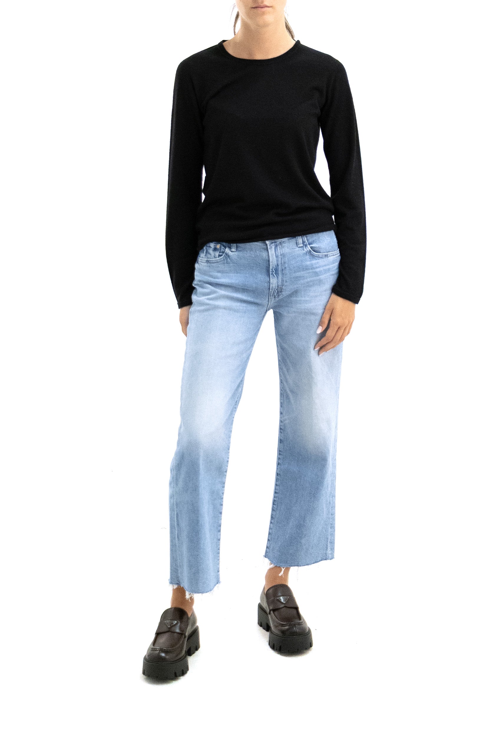 Pullover in Cashmere<BR/> H26M251-FPU364 002 MAJESTIC 