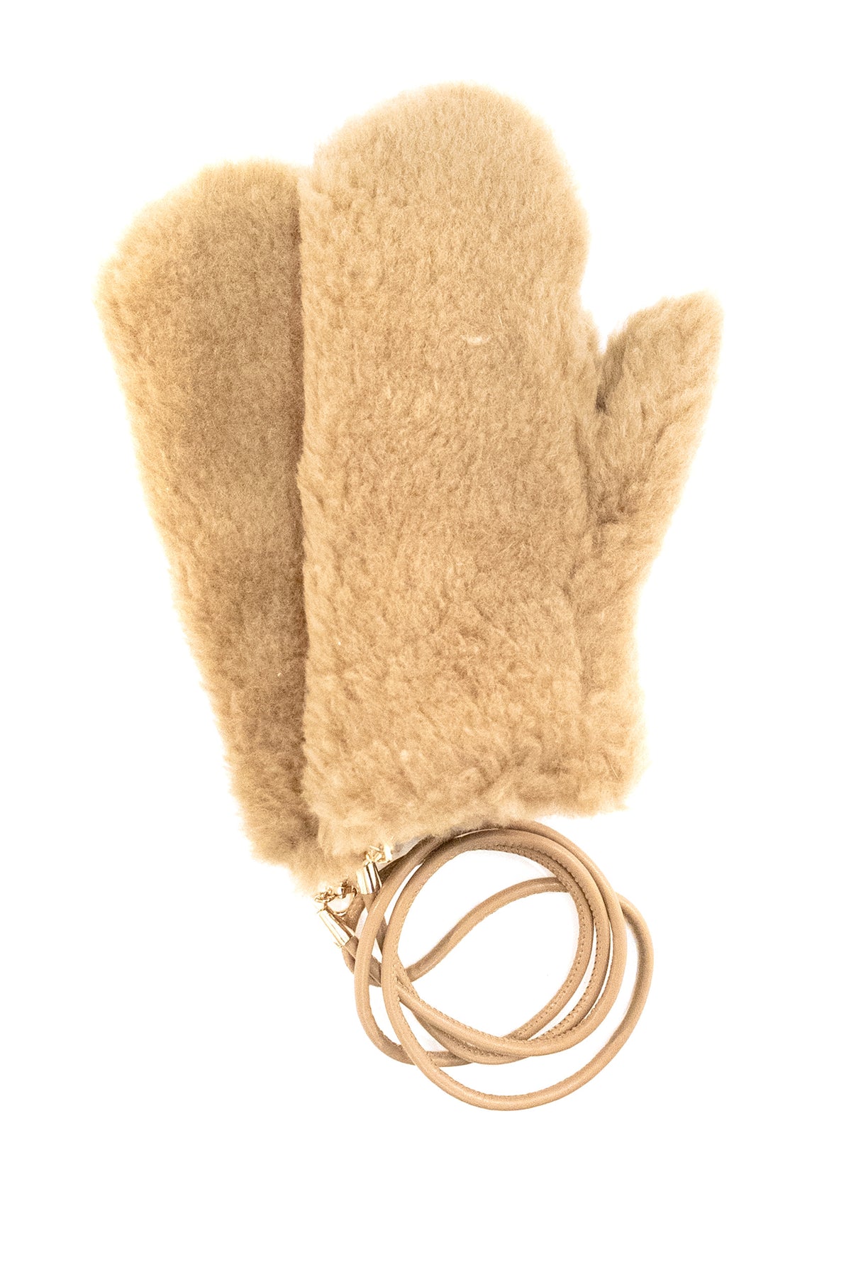 MAX MARA Muffole in Teddy color cammello, Beige
