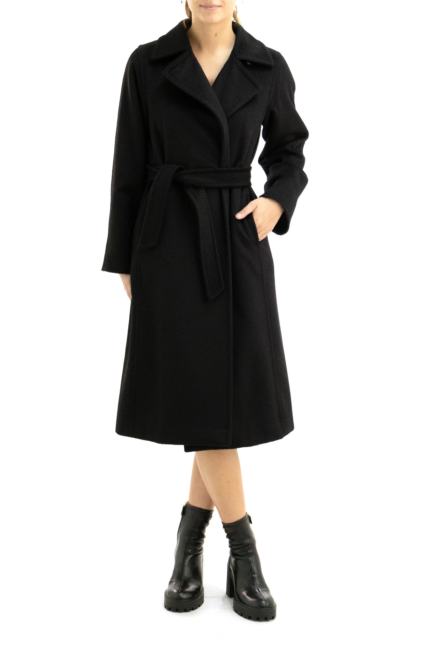 Cappotto Manuela colore nero MANUELA 002 MAX MARA 