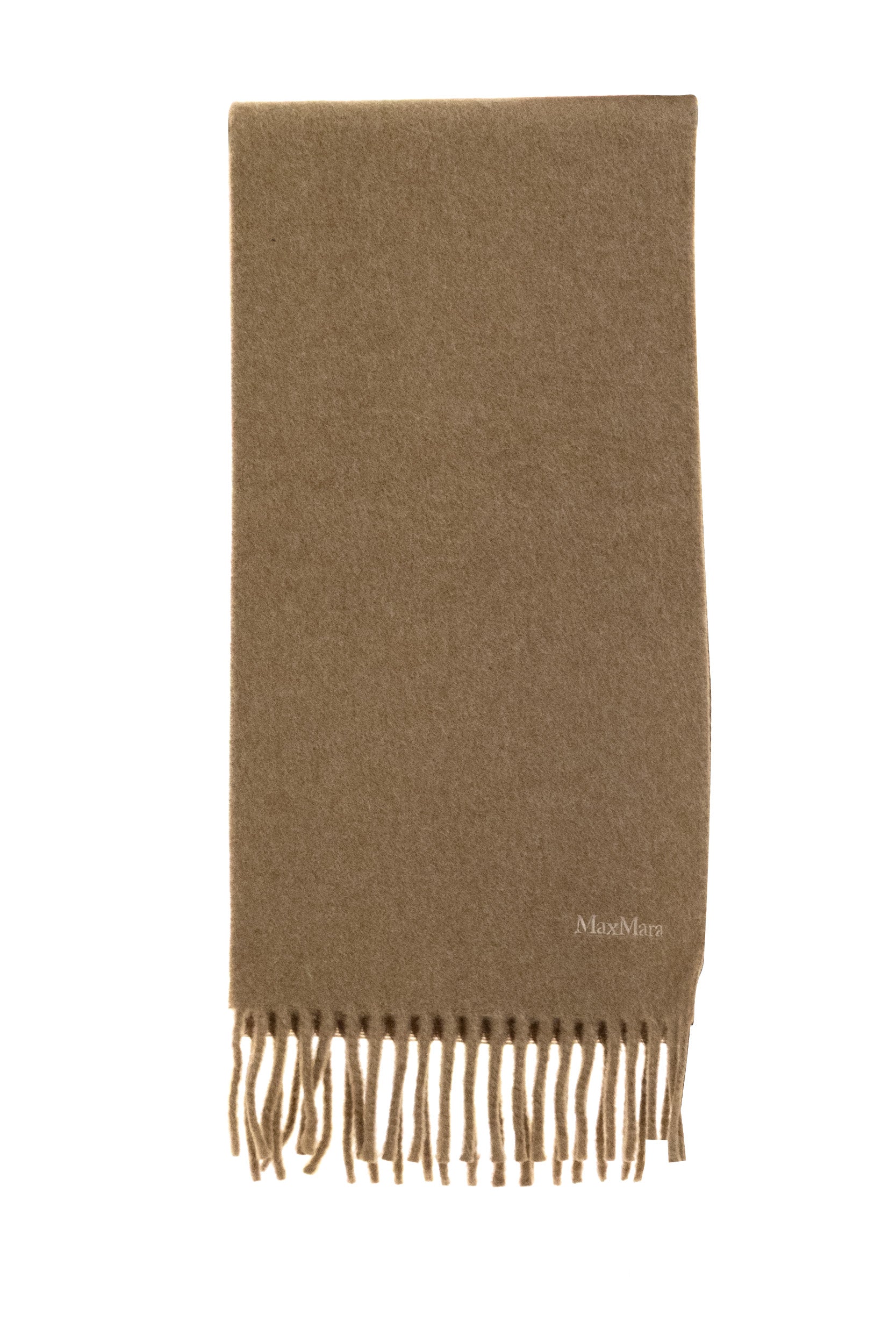 Sciarpa in lana color cammello<BR/> MXAFRAGORE 097 MAX MARA 