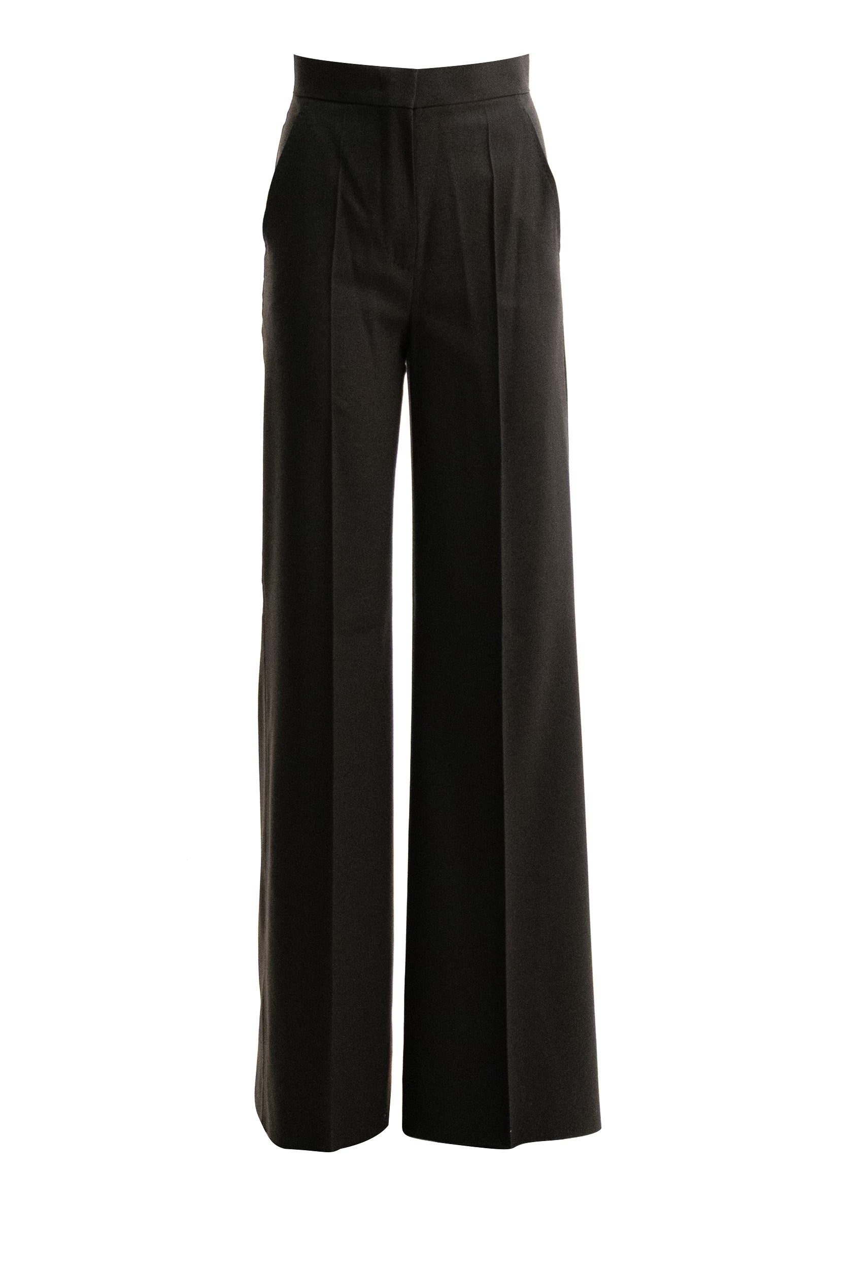 Pantaloni in lana di colore marrone<BR/> MXMEXTRA 003 MAX MARA 