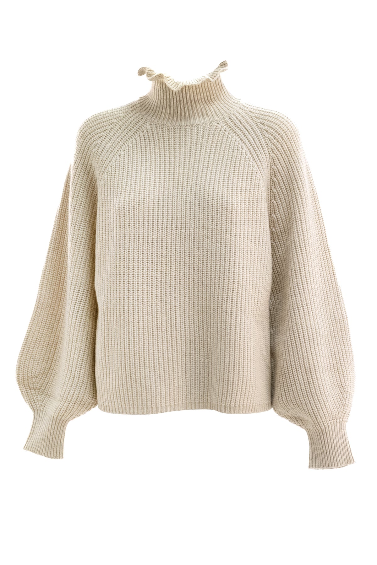 Pullover in lana e cachemire di colore beige<BR/> MXMPONTILE 002 MAX MARA 
