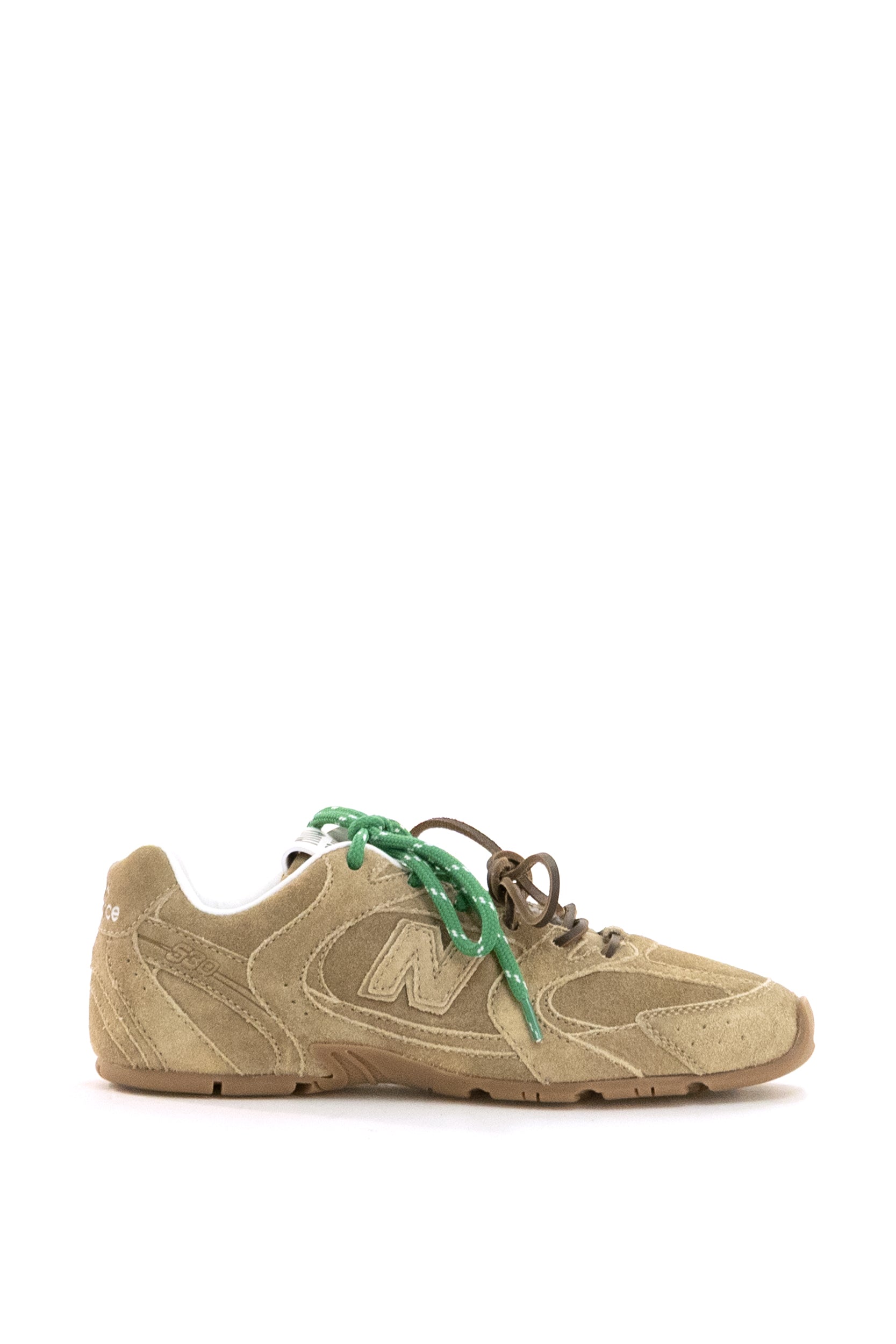 Sneakers New Balance X Miu Miu 530 SL in suede color ecru<BR/> 5E165E F D005 Z5O F0379 MIU MIU 