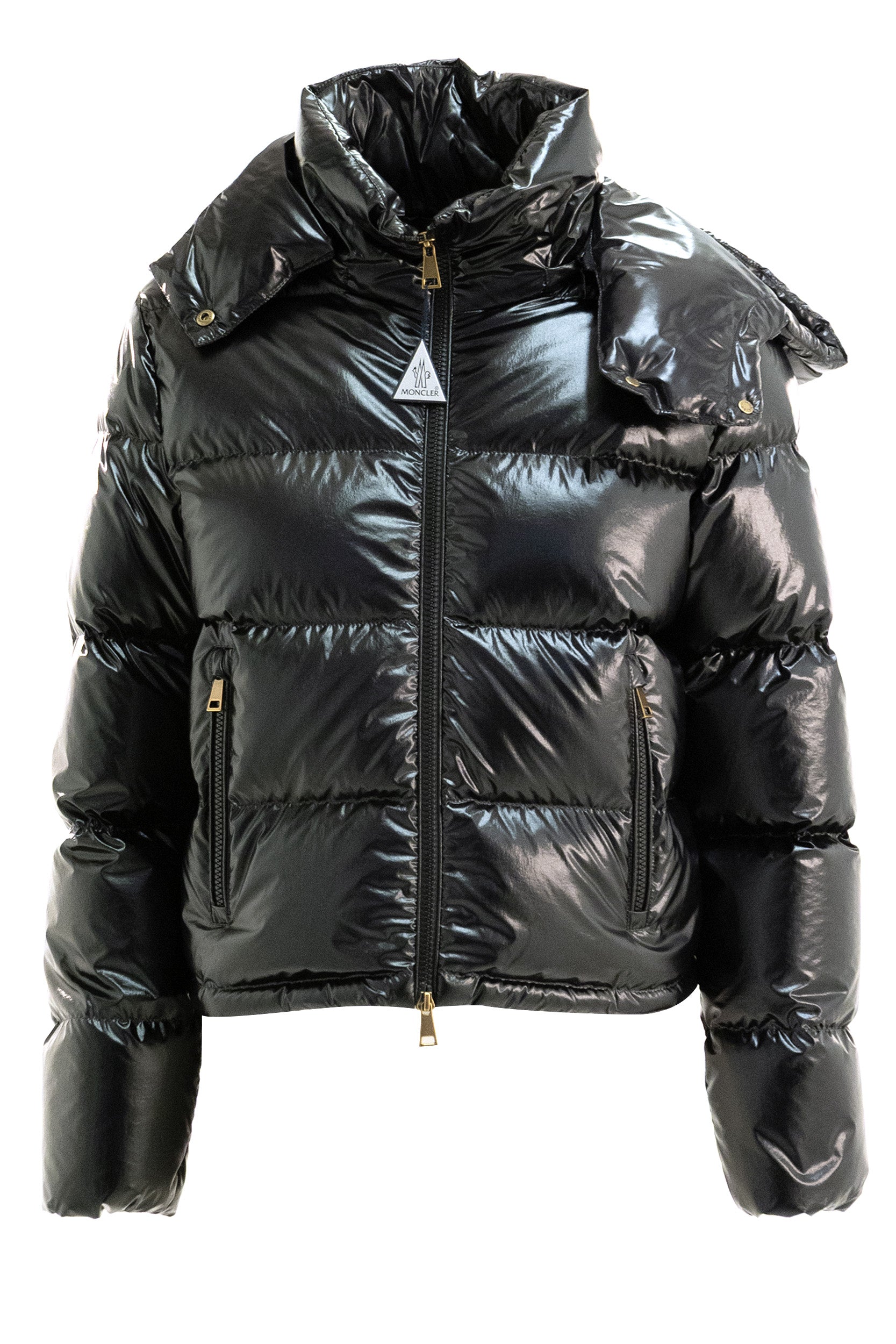 Piumino corto Niveole in nylon di colore nero<BR/> 1A000-31 597EU 999 MONCLER 