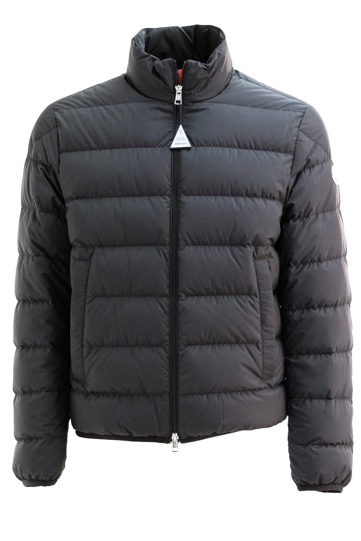 MONCLER Black polyester Baudinet padded down jacket, Nero
