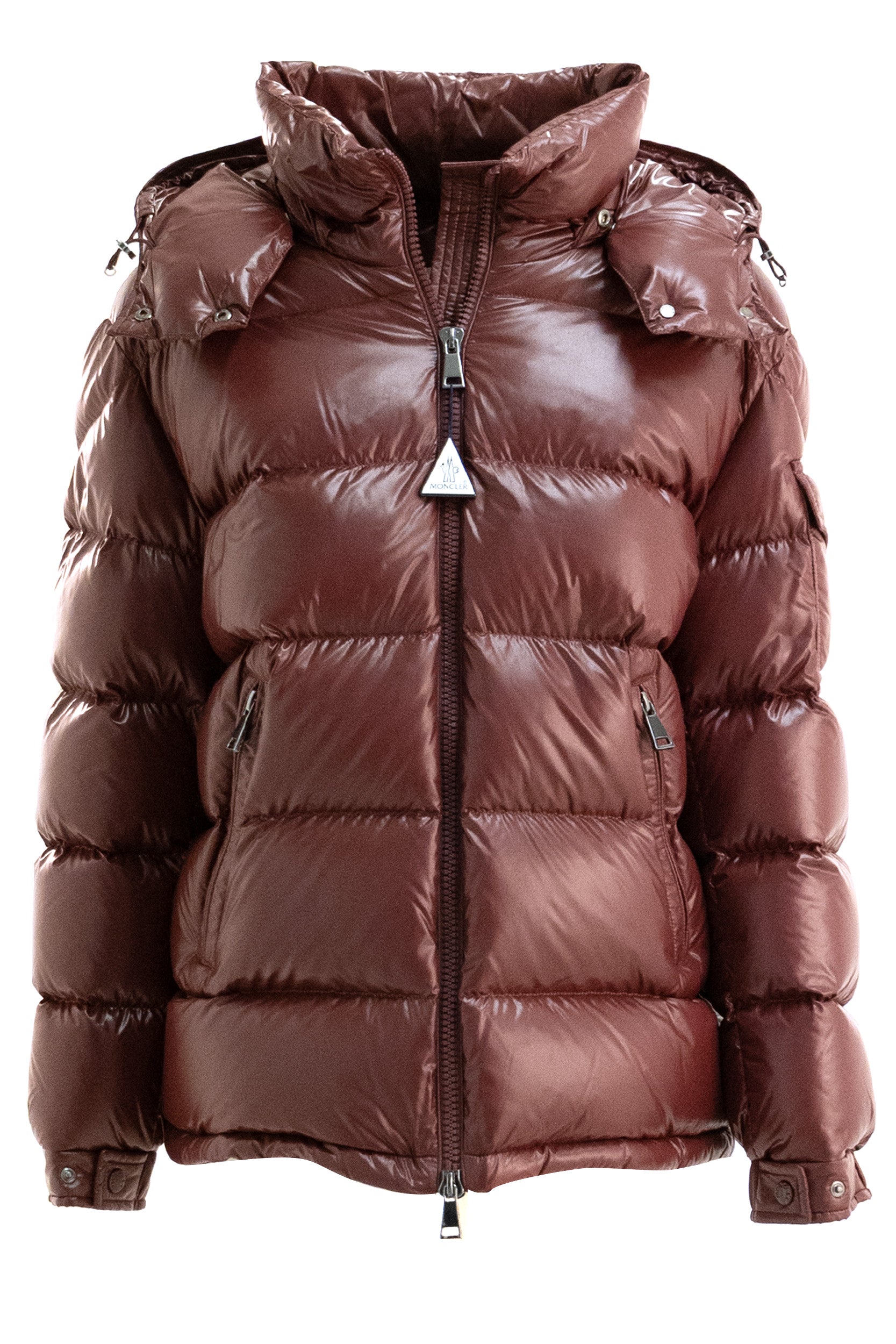 Piumino Maire in nylon laqué color bordeaux <BR/> 1A001-42 68950 464 MONCLER 