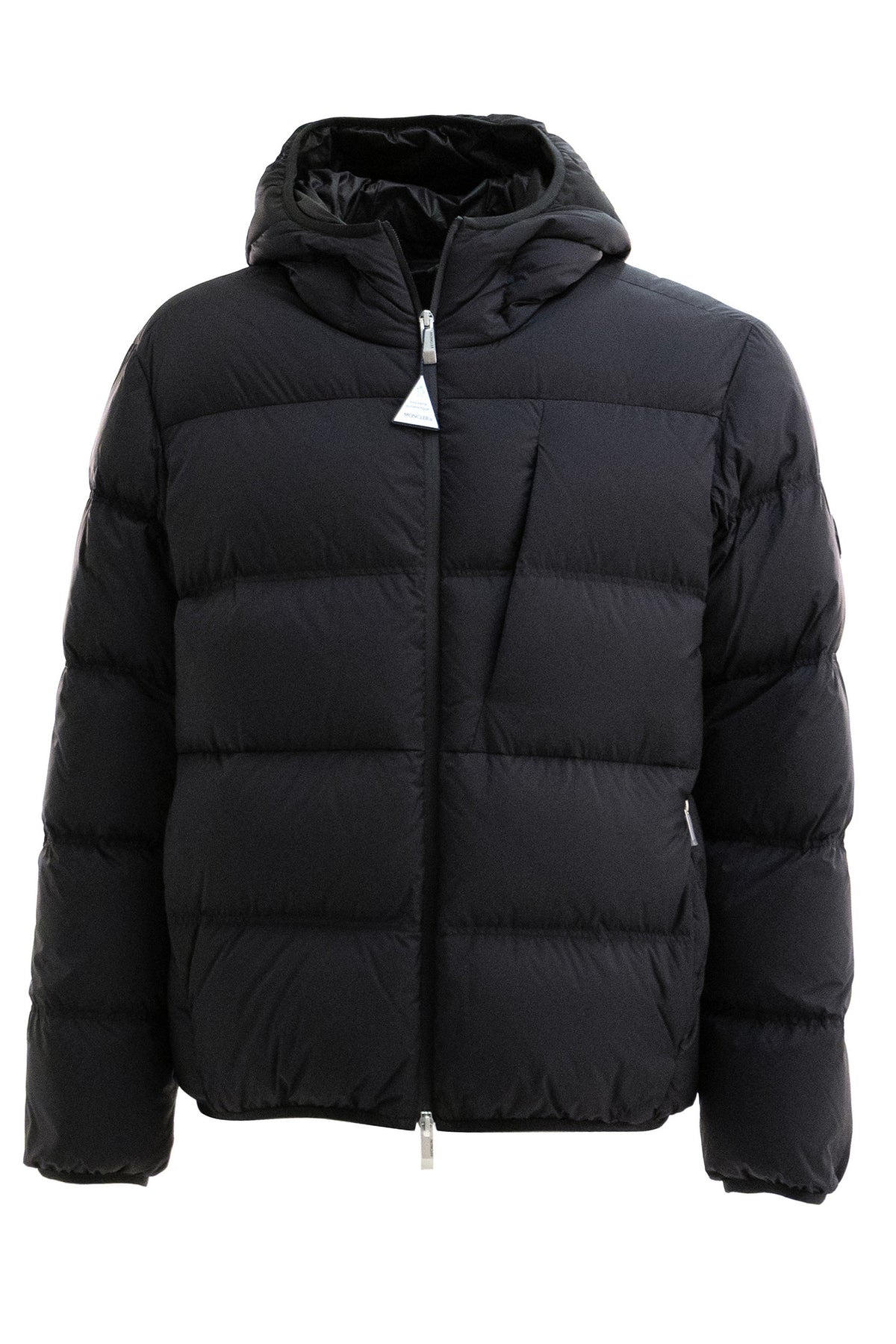 MONCLER Piumino Poitevin in longue saison di colore nero