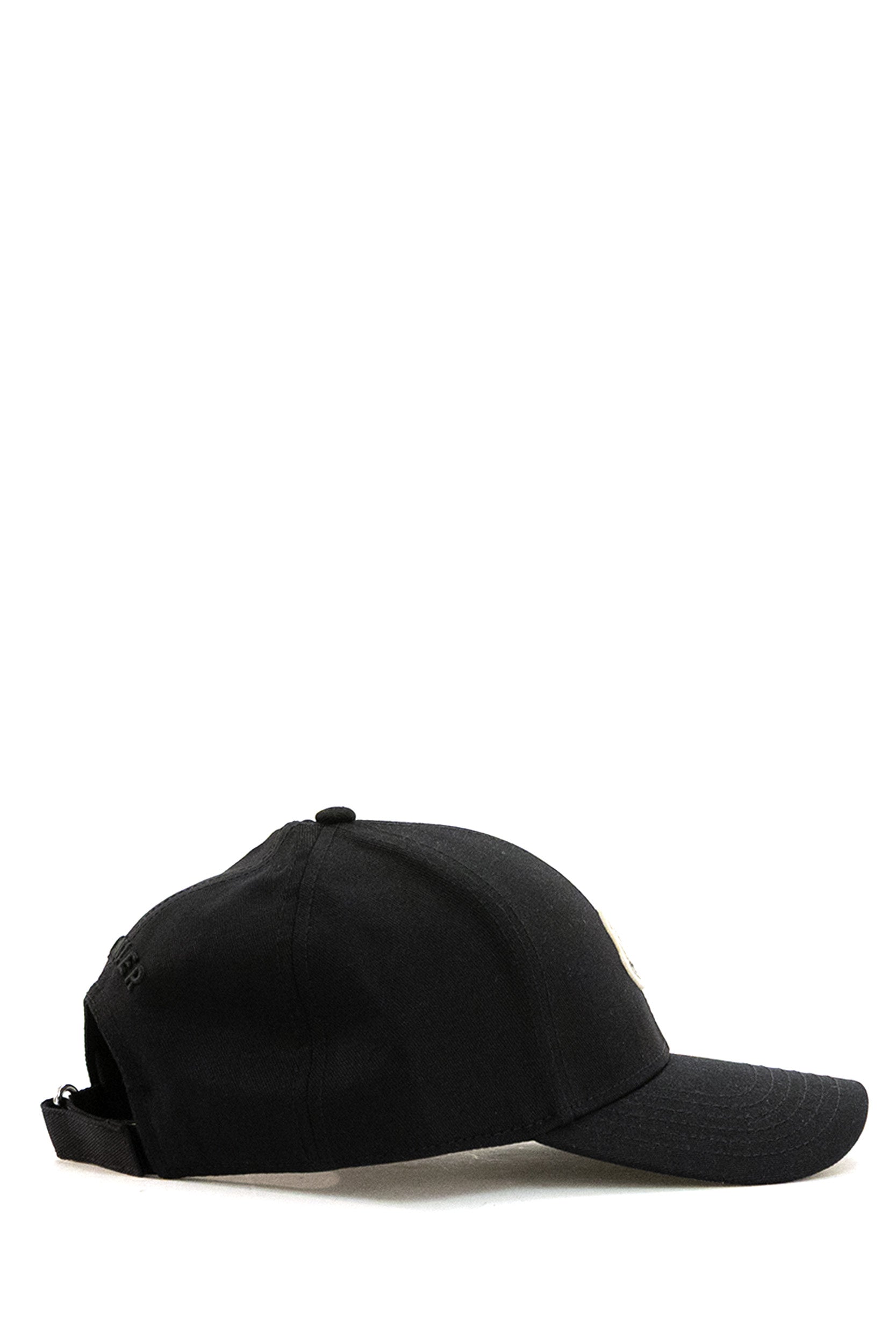 Cappello da Baseball in cotone di colore nero<BR/> 3B000-37 04863 999 MONCLER 