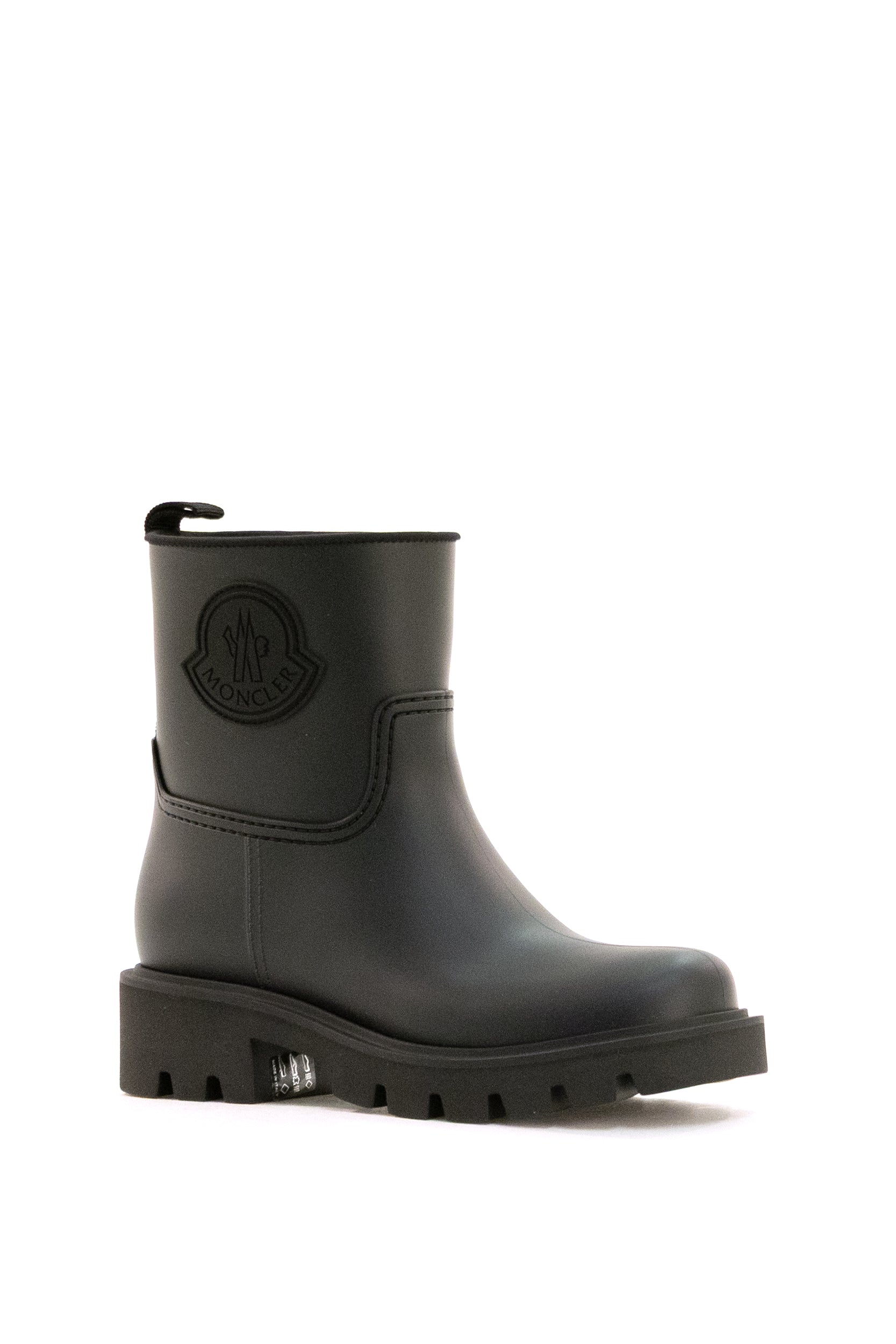 Stivali da pioggia Kickstream in PVC di colore nero<BR/> 4G001-90 M4522 999 MONCLER 