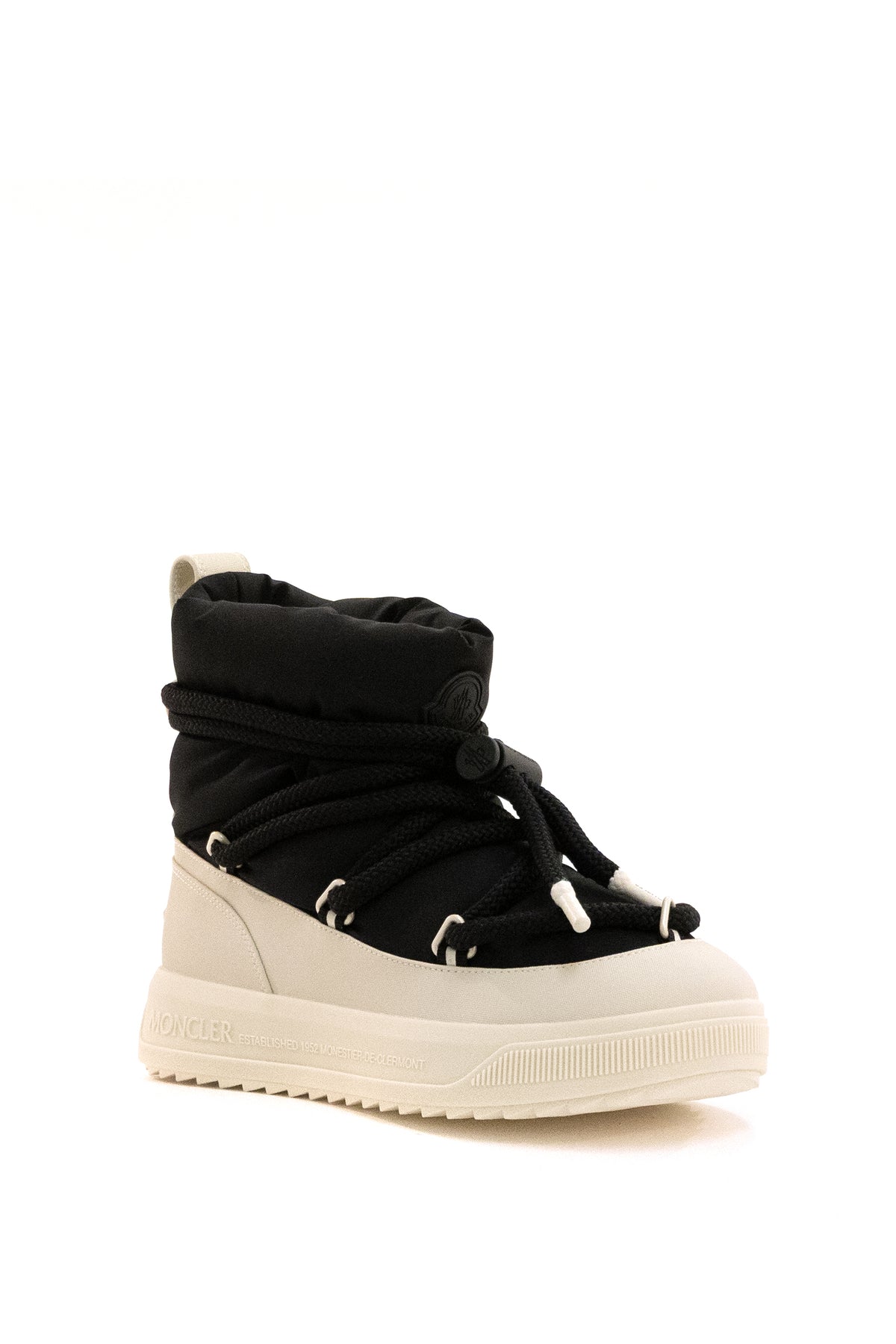 MONCLER Stivali da neve Altive Mid in tessuto di colore nero, vista 2