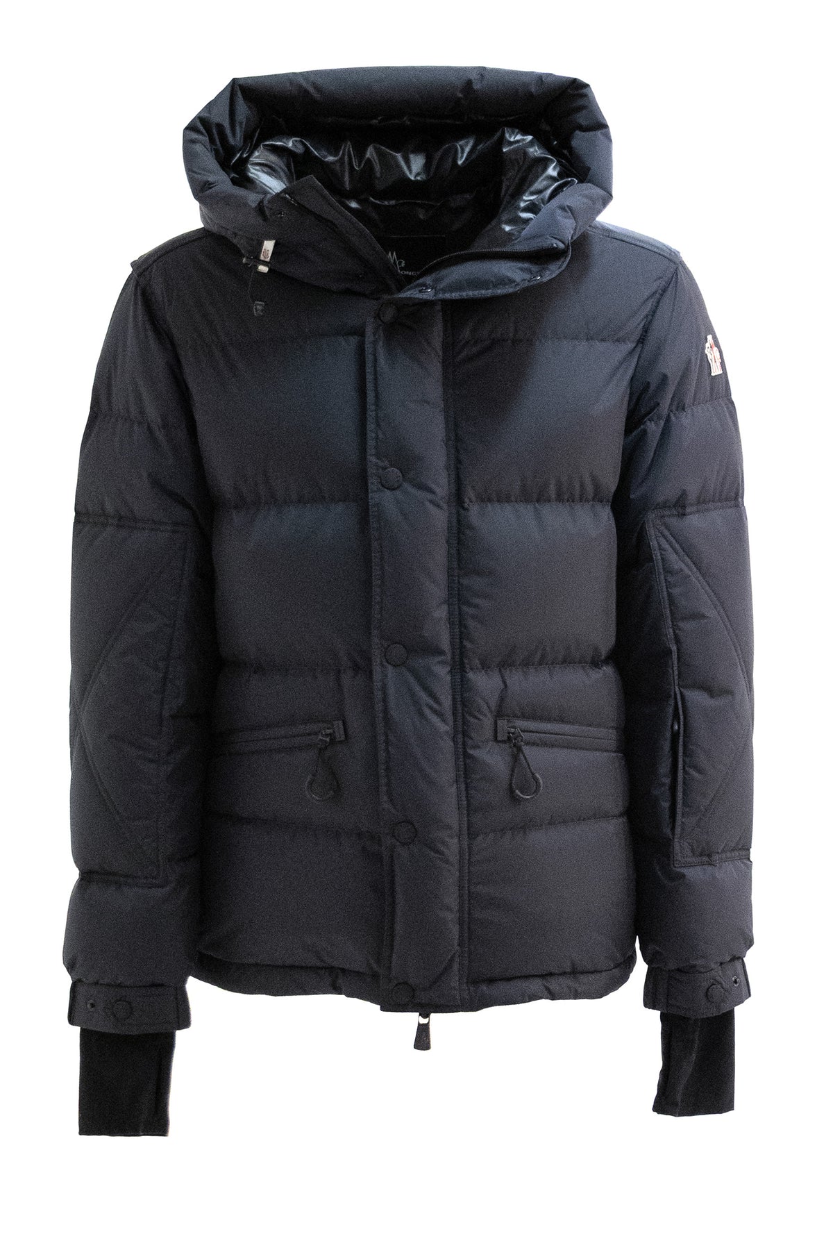 MONCLER GRENOBLE Blue technical nylon Kasanka down jacket