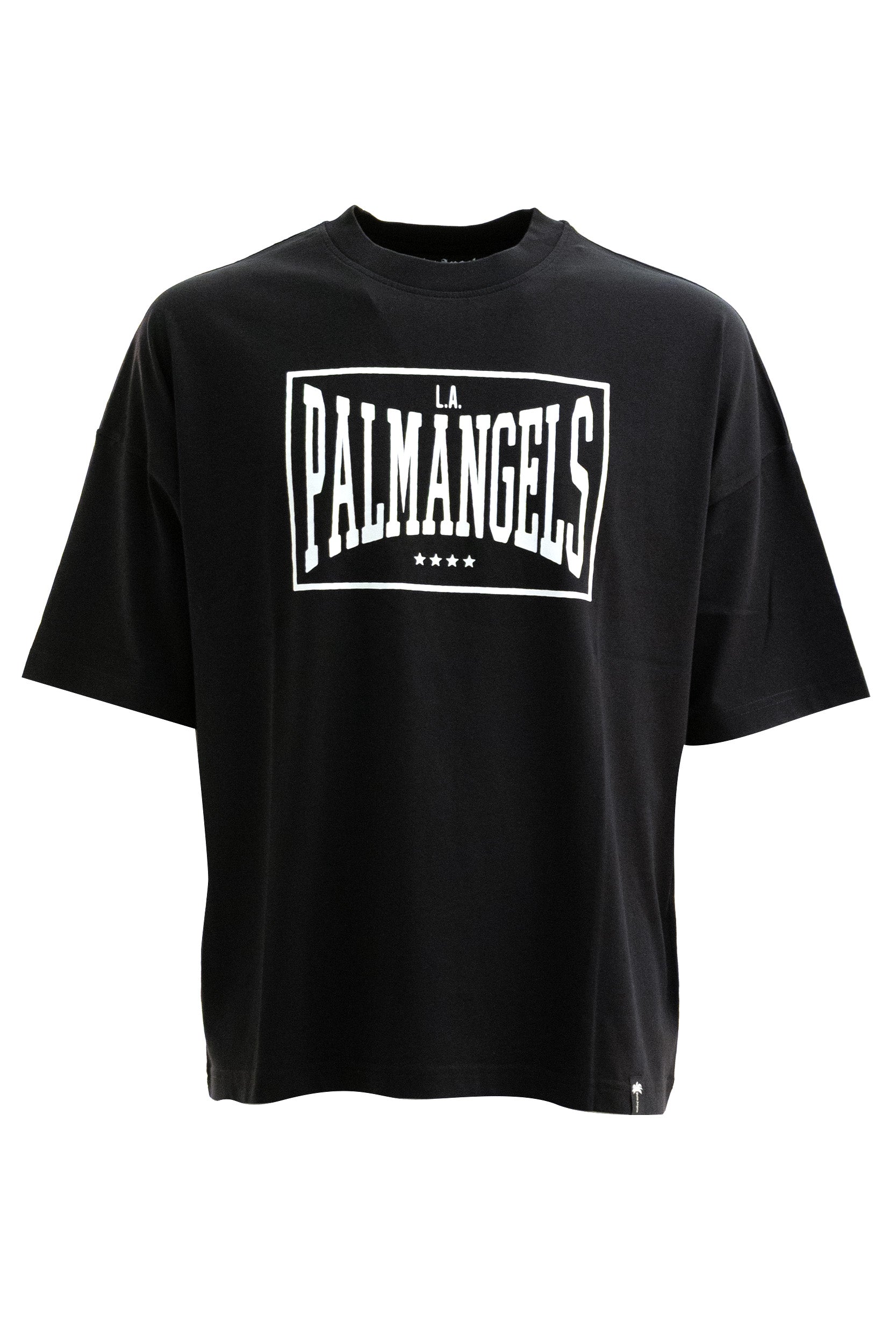 T-shirt in Cotone con Stampa Logo<BR/> PAMAA003JR004 1003 PALM ANGELS 