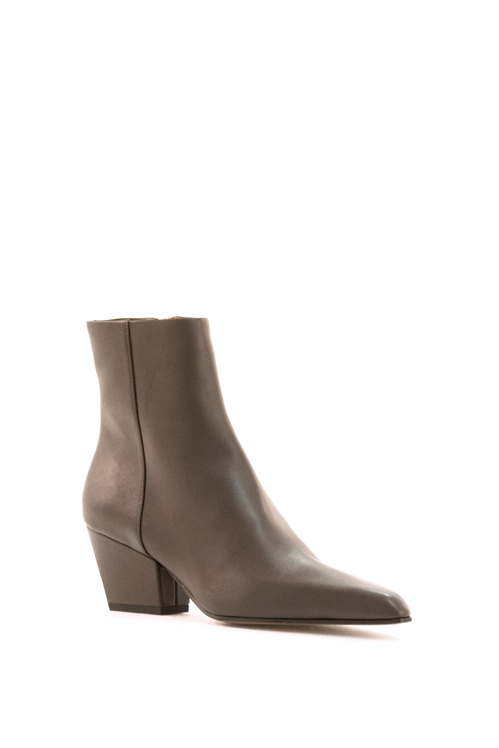 Stivaletti Jane in pelle di colore marrone<BR/> PX1194 EBANO PARIS TEXAS 